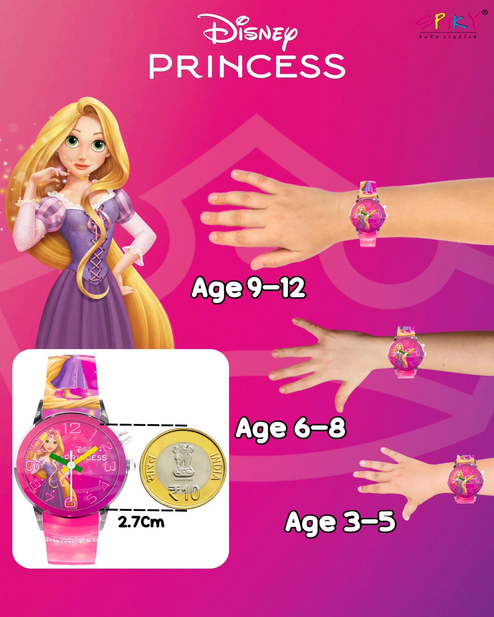 Disney Avengers Analog Kids Watch for Boys and Girls with LED Glowing Light - Image 30