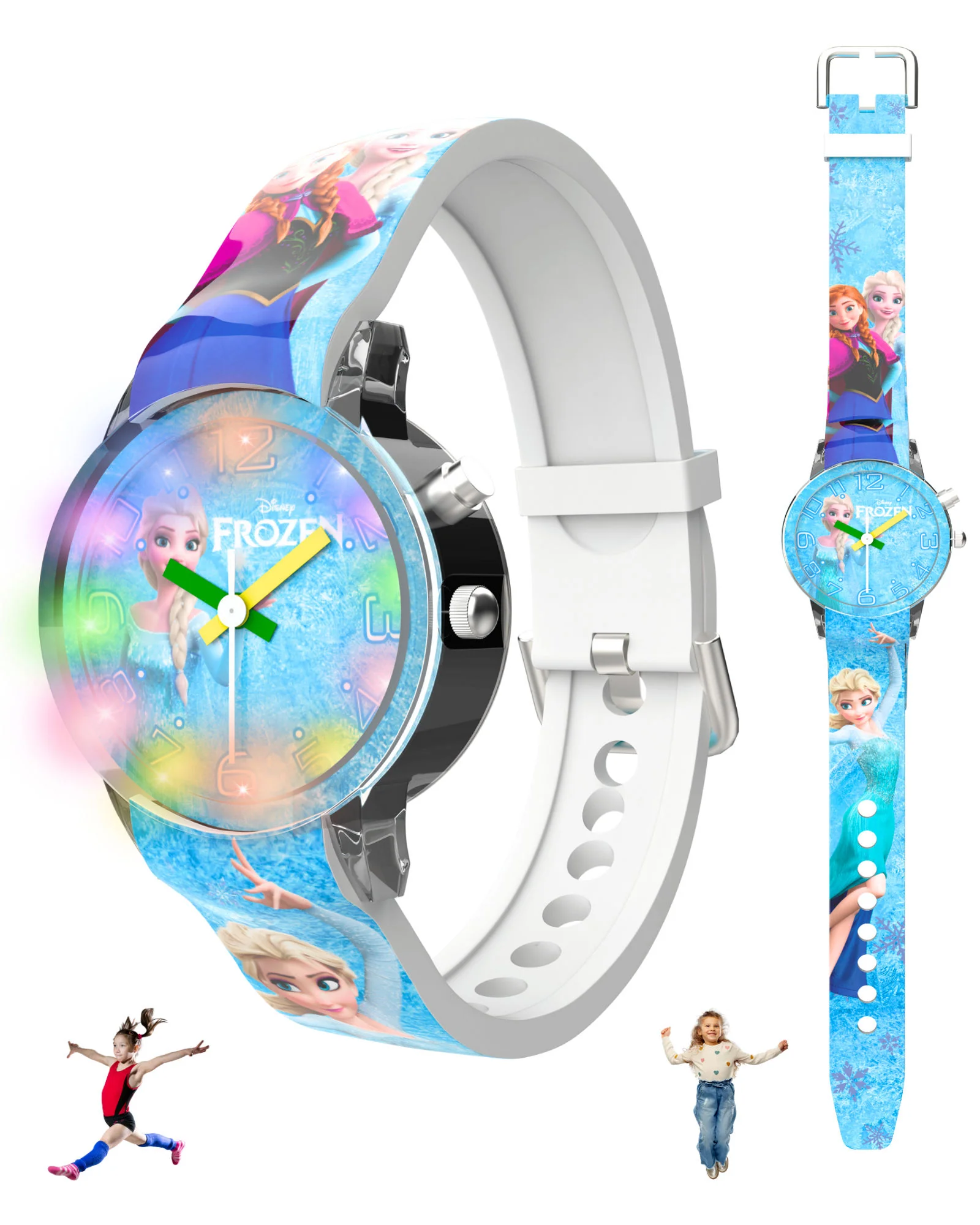 Disney Avengers Analog Kids Watch for Boys and Girls with LED Glowing Light - Image 43