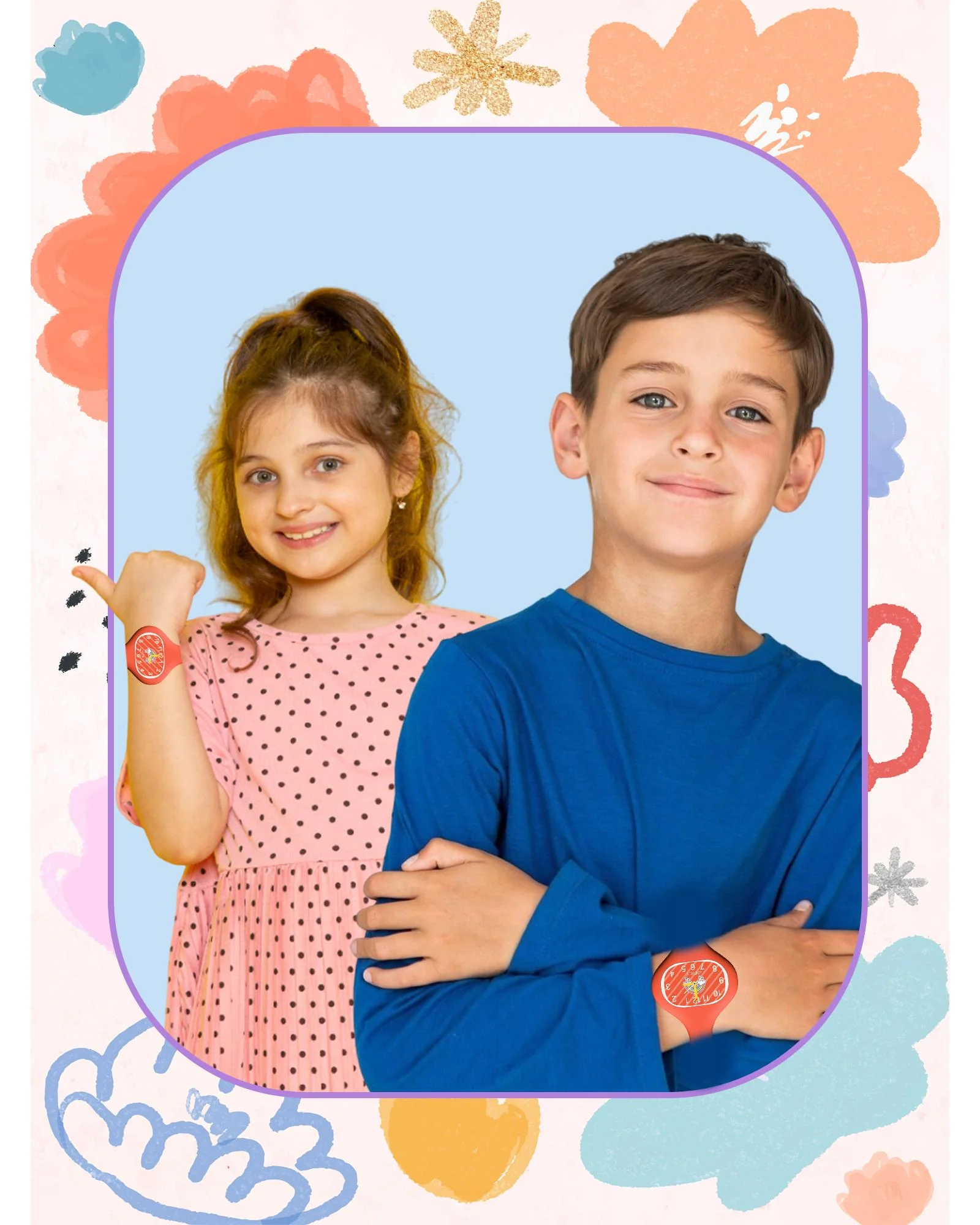 Spiky ALIEN Unique Oval Stylish Analog Kids Watch - Image 45