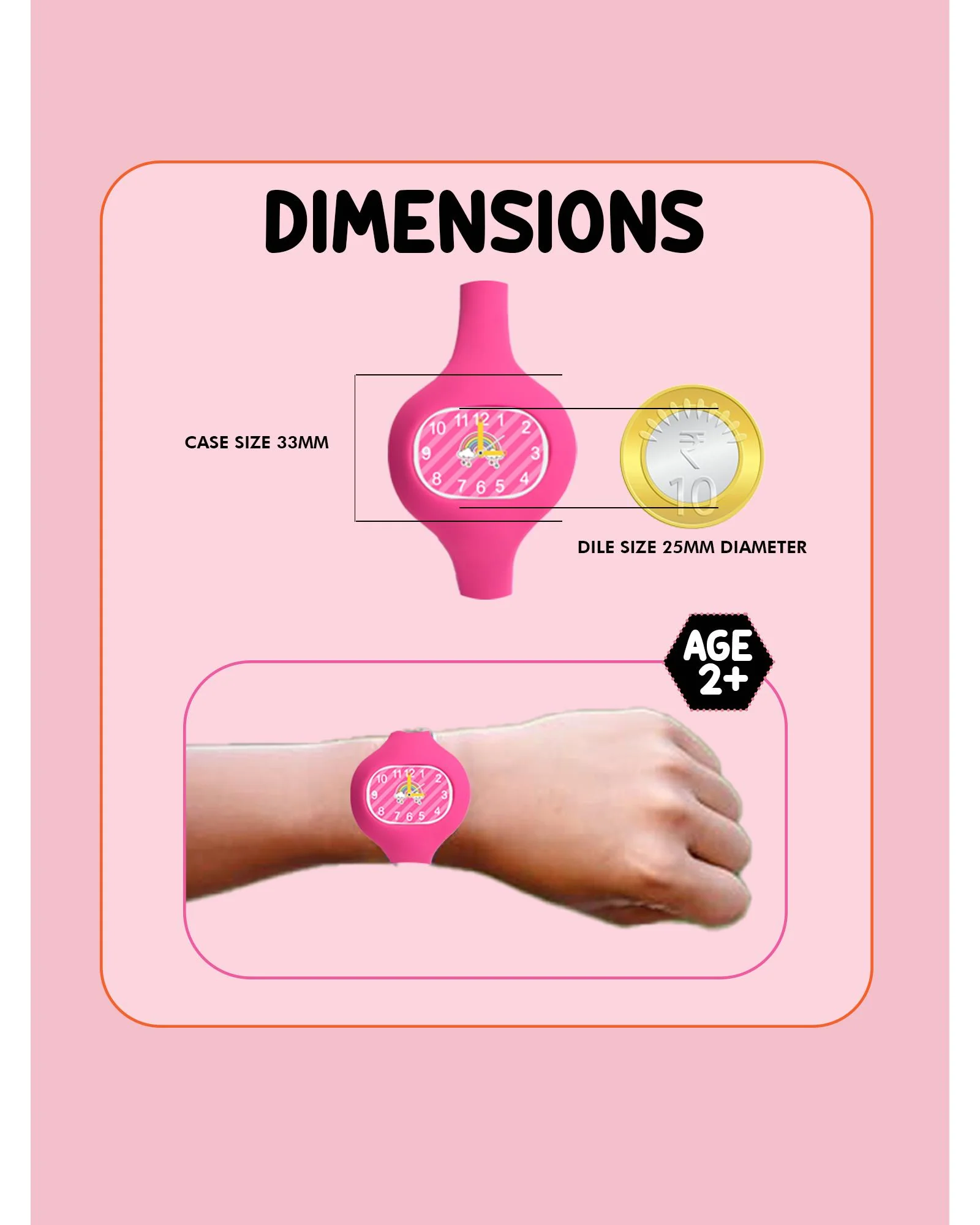 Spiky ALIEN Unique Oval Stylish Analog Kids Watch - Image 16