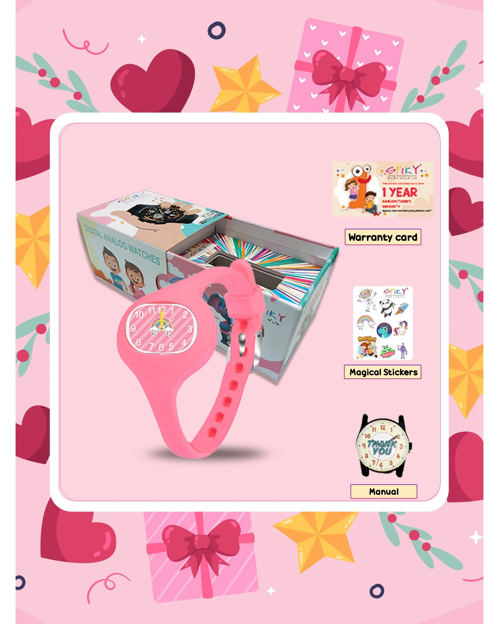 Spiky ALIEN Unique Oval Stylish Analog Kids Watch - Image 7