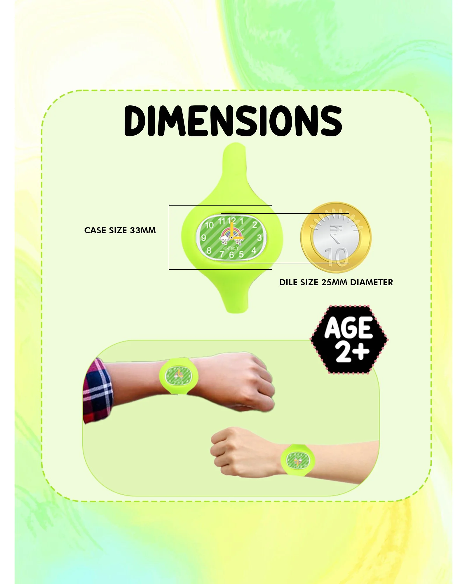 Spiky ALIEN Unique Oval Stylish Analog Kids Watch - Image 9