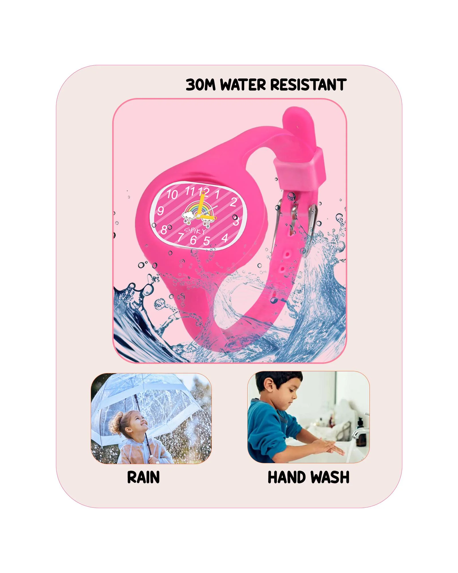 Spiky ALIEN Unique Oval Stylish Analog Kids Watch - Image 4