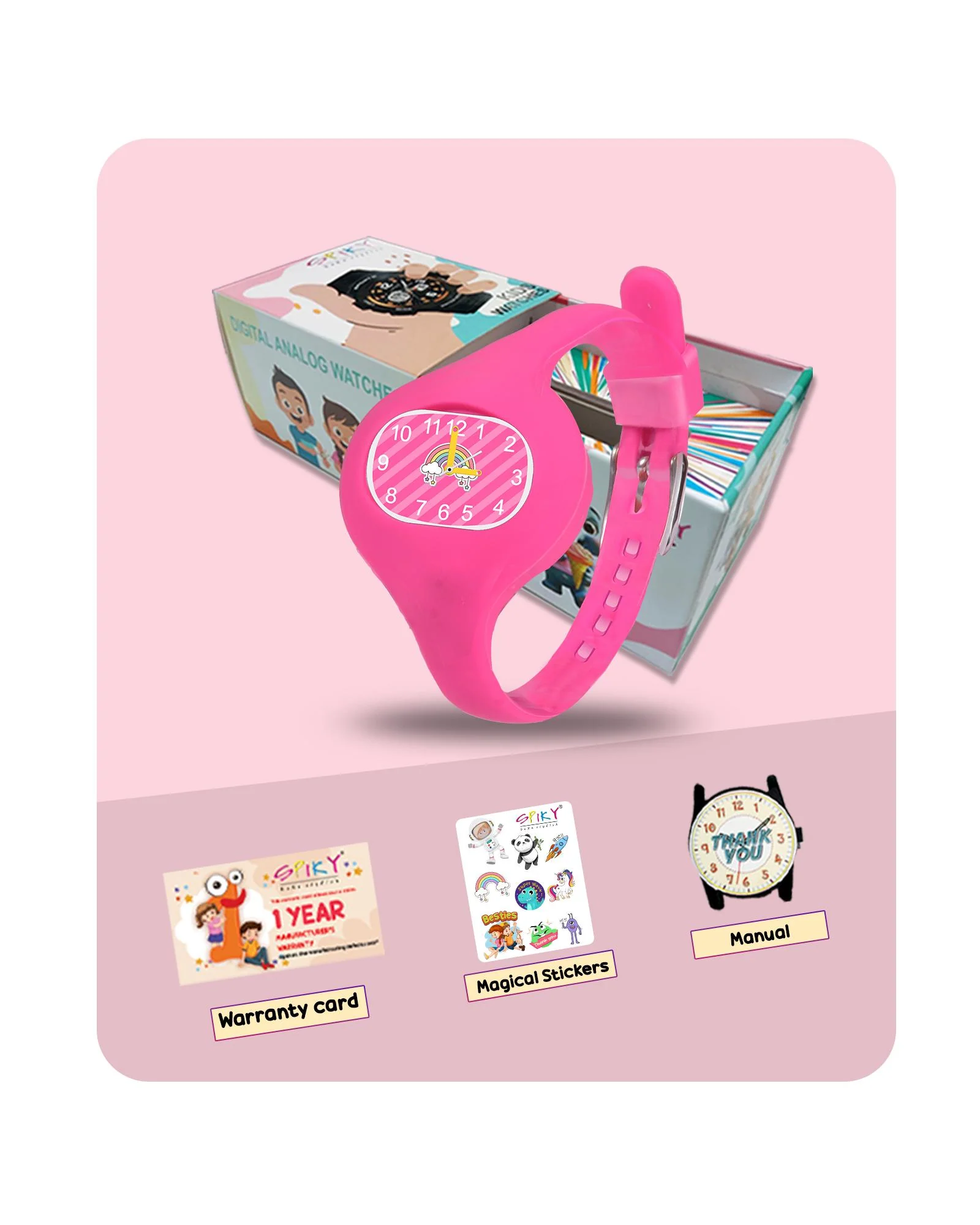 Spiky ALIEN Unique Oval Stylish Analog Kids Watch - Image 7