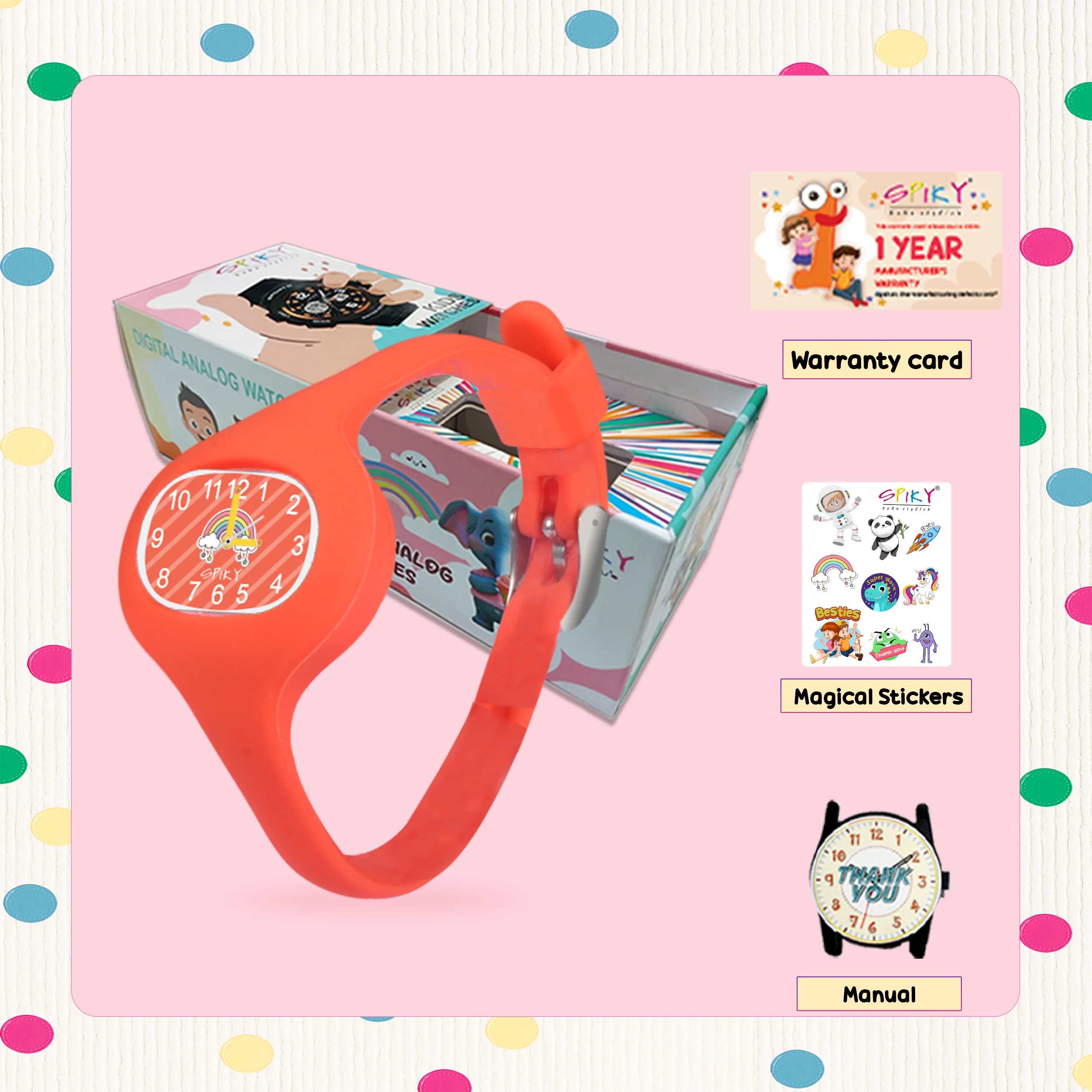 Spiky ALIEN Unique Oval Stylish Analog Kids Watch - Image 7