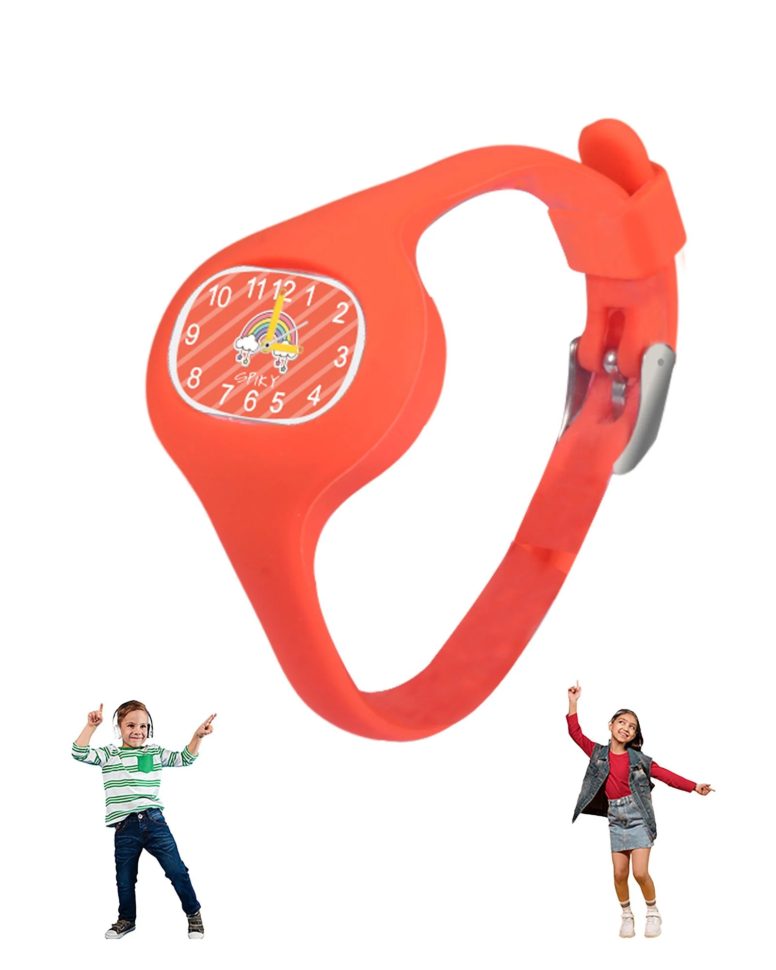 Spiky ALIEN Unique Oval Stylish Analog Kids Watch - Image 43