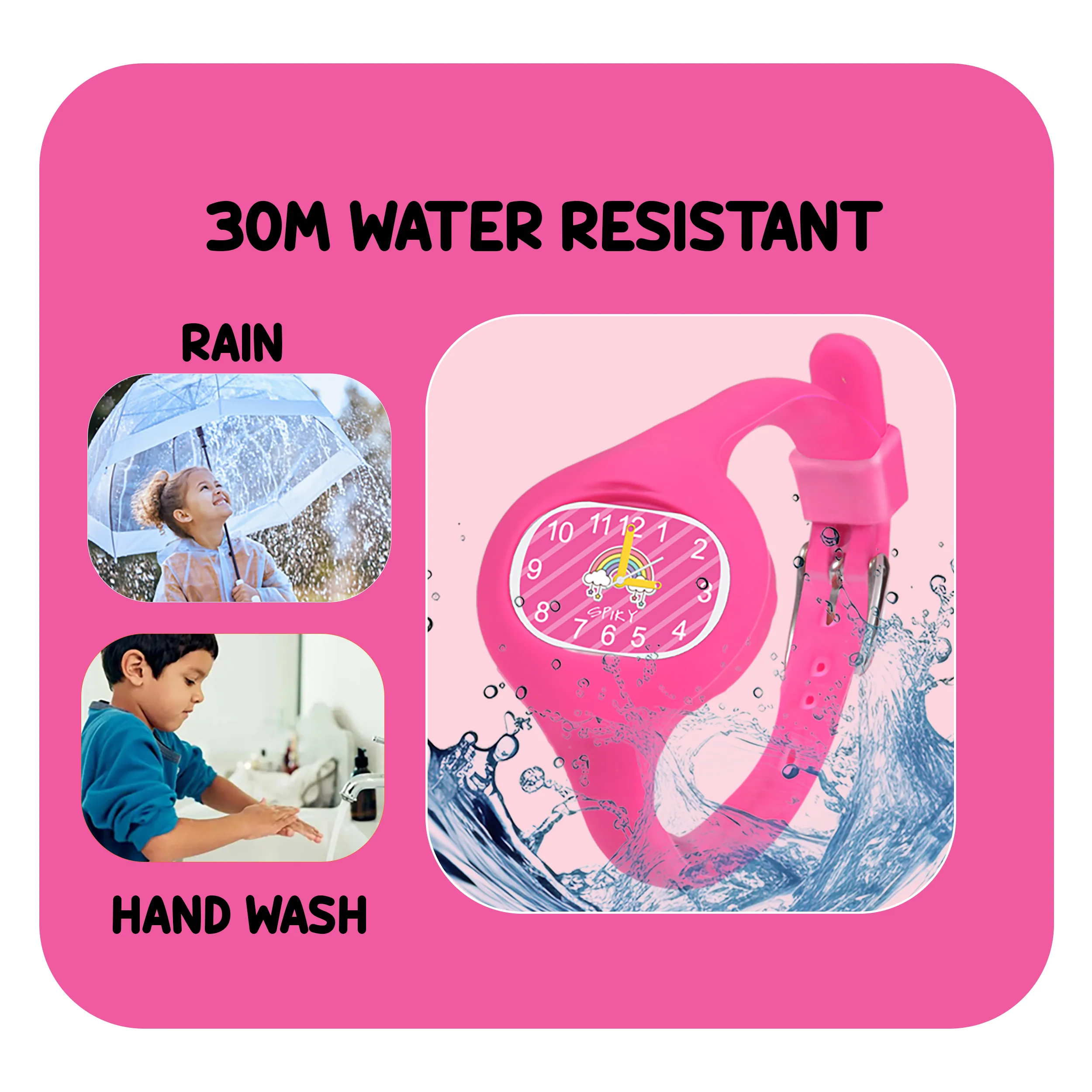 Spiky ALIEN Unique Oval Stylish Analog Kids Watch - Image 25