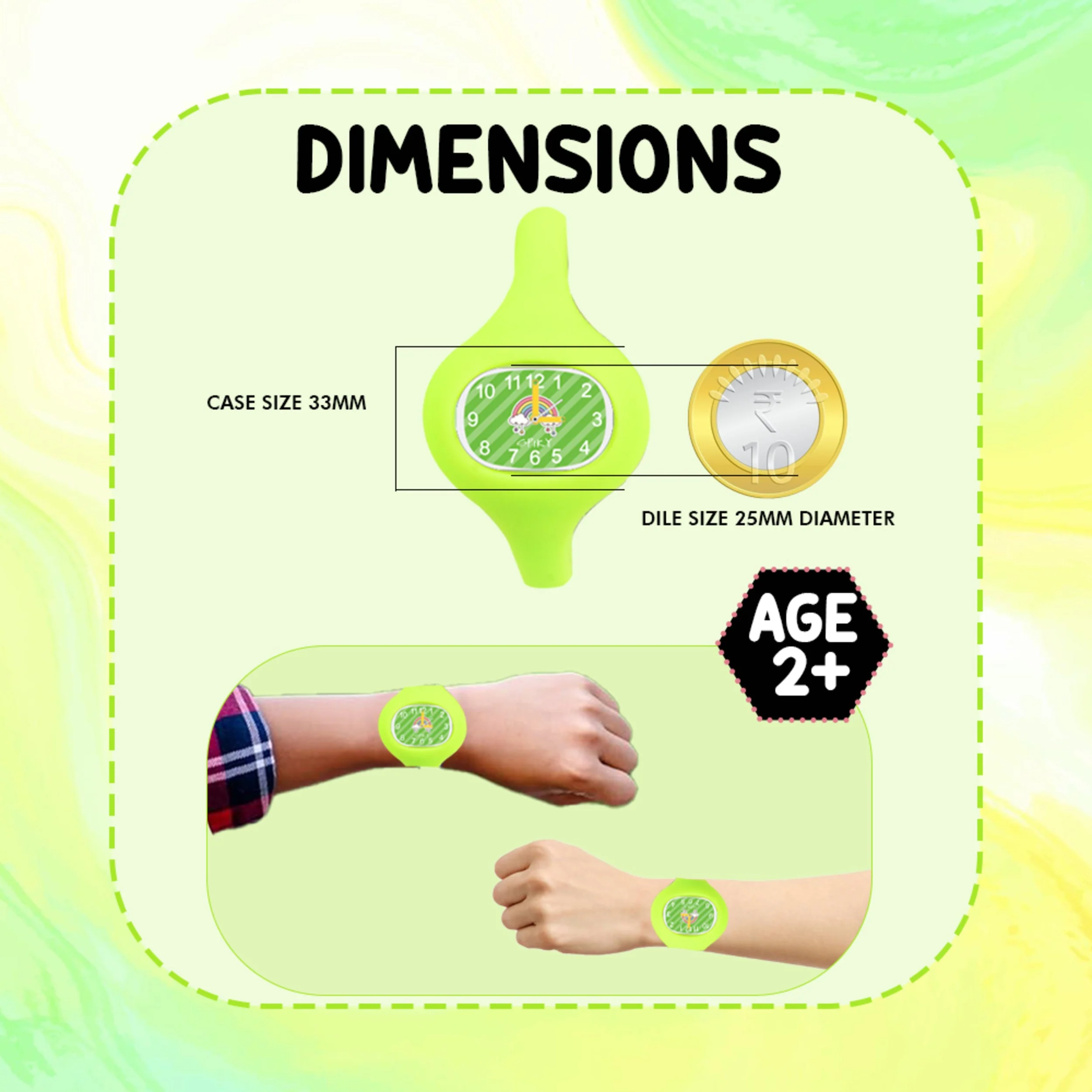 Spiky ALIEN Unique Oval Stylish Analog Kids Watch - Image 23