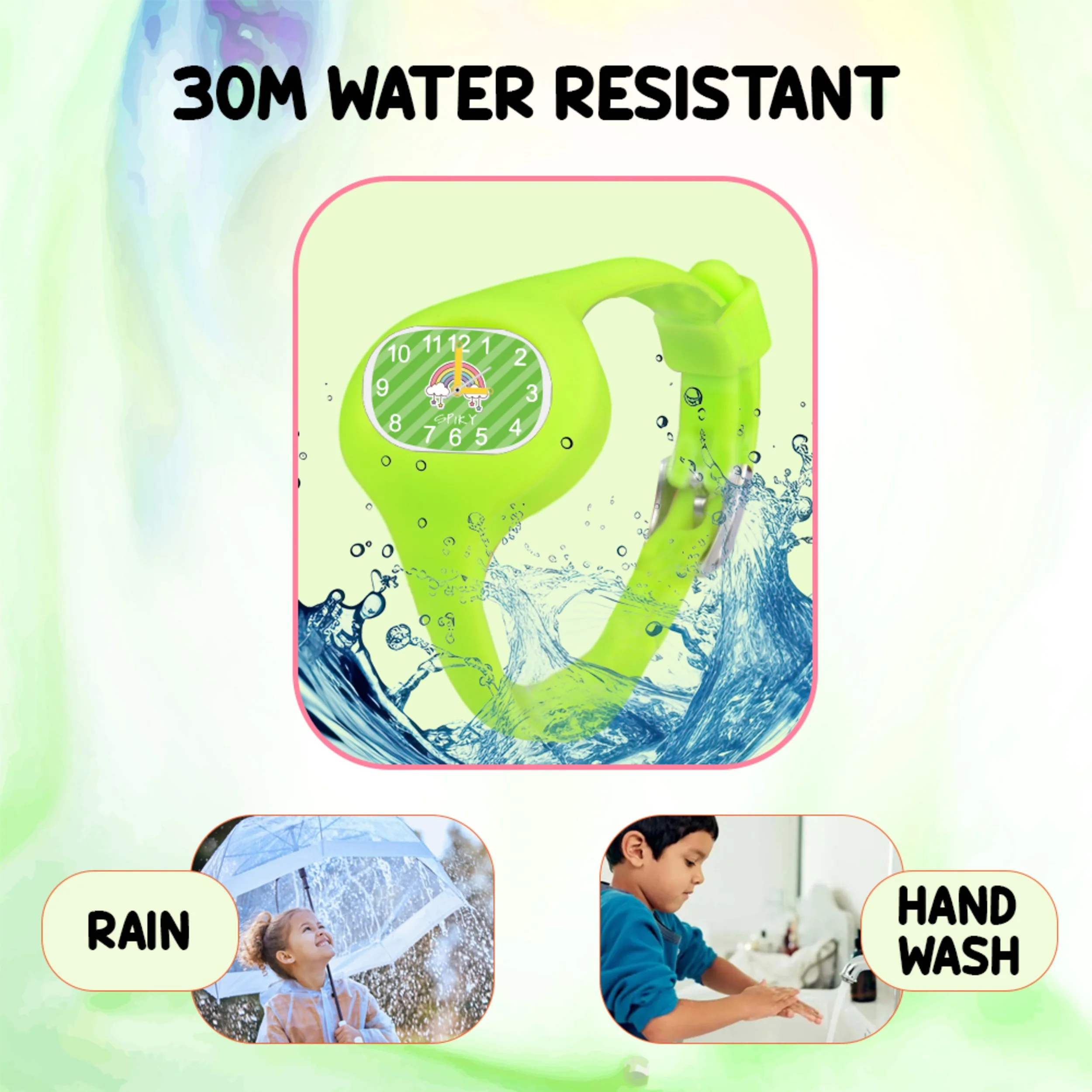 Spiky ALIEN Unique Oval Stylish Analog Kids Watch - Image 25