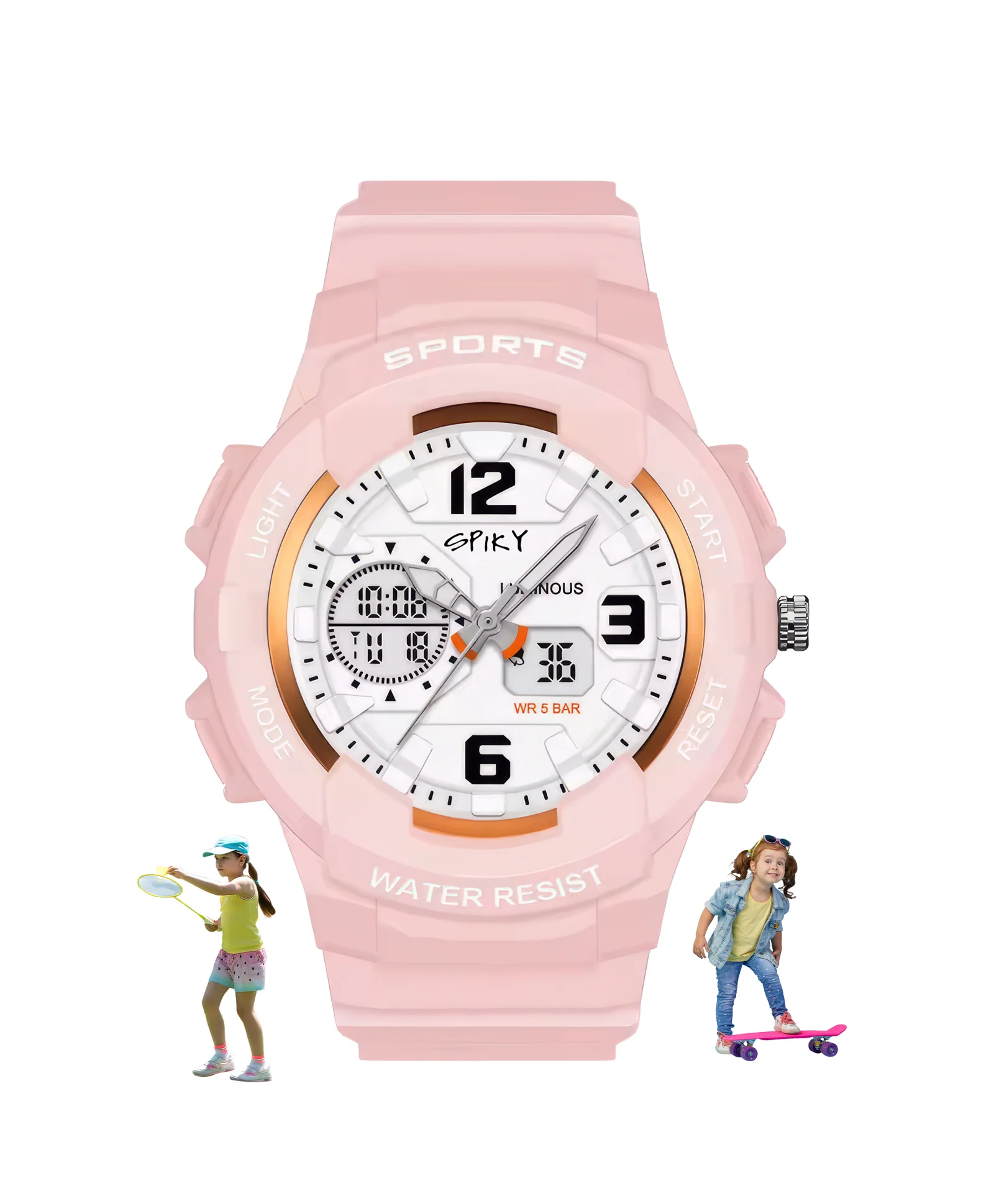 Spiky Eva6 Analog & Digital Sporty Watch - Image 13
