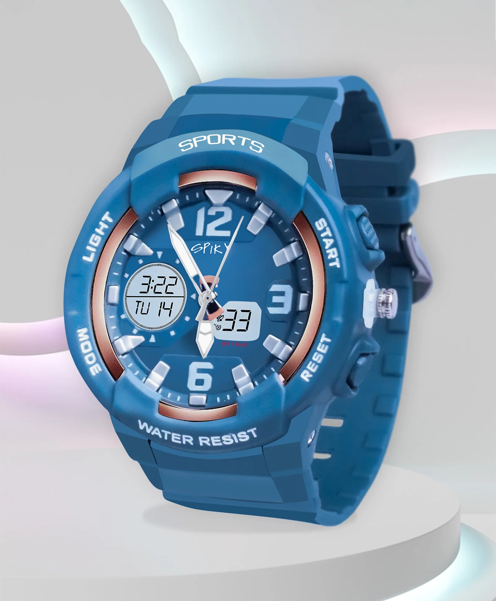 Spiky Eva6 Analog & Digital Sporty Watch - Image 23