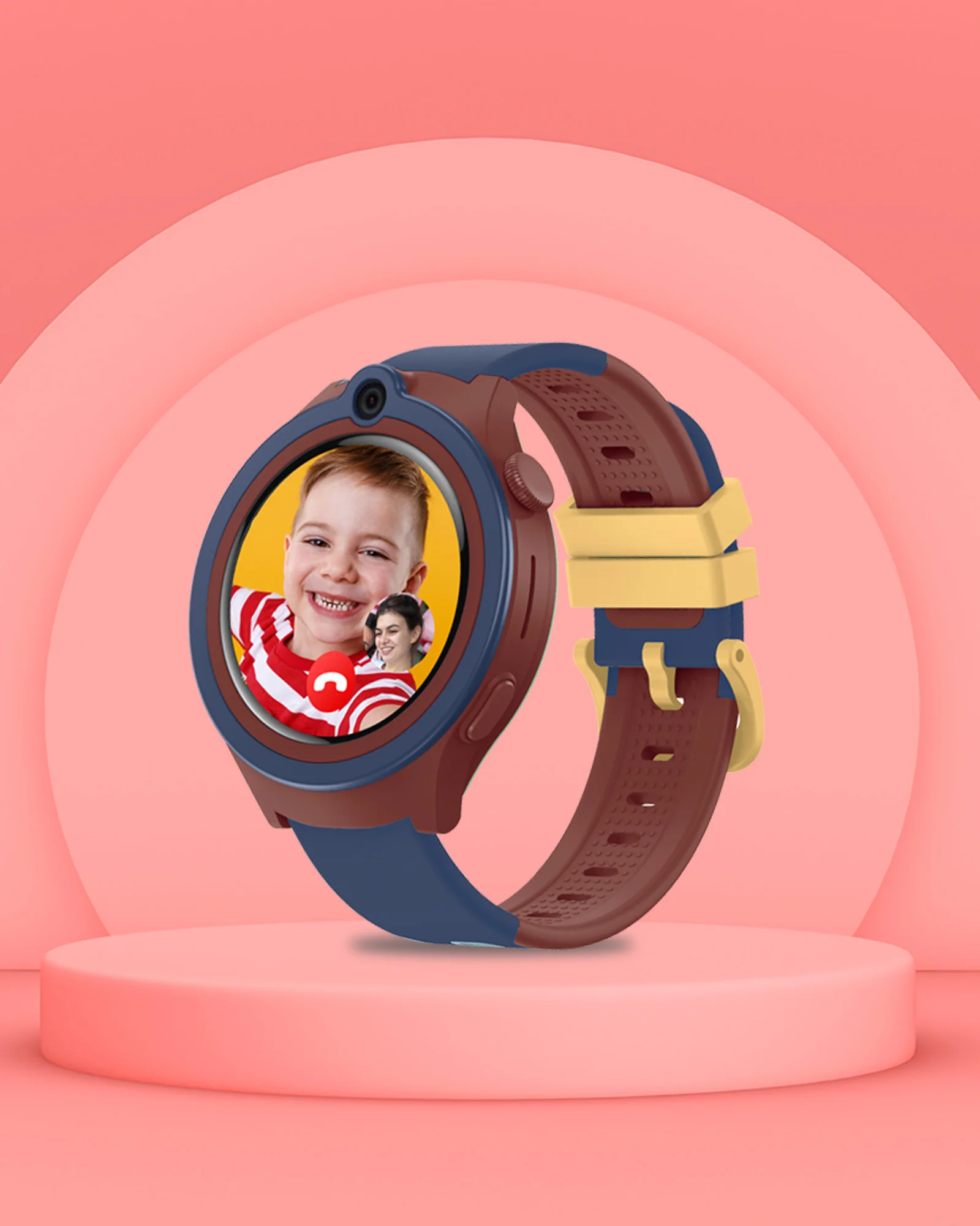 Spiky Cacus 4g Video & Voice Calling Smartwatch with GPS  - Black - Image 21