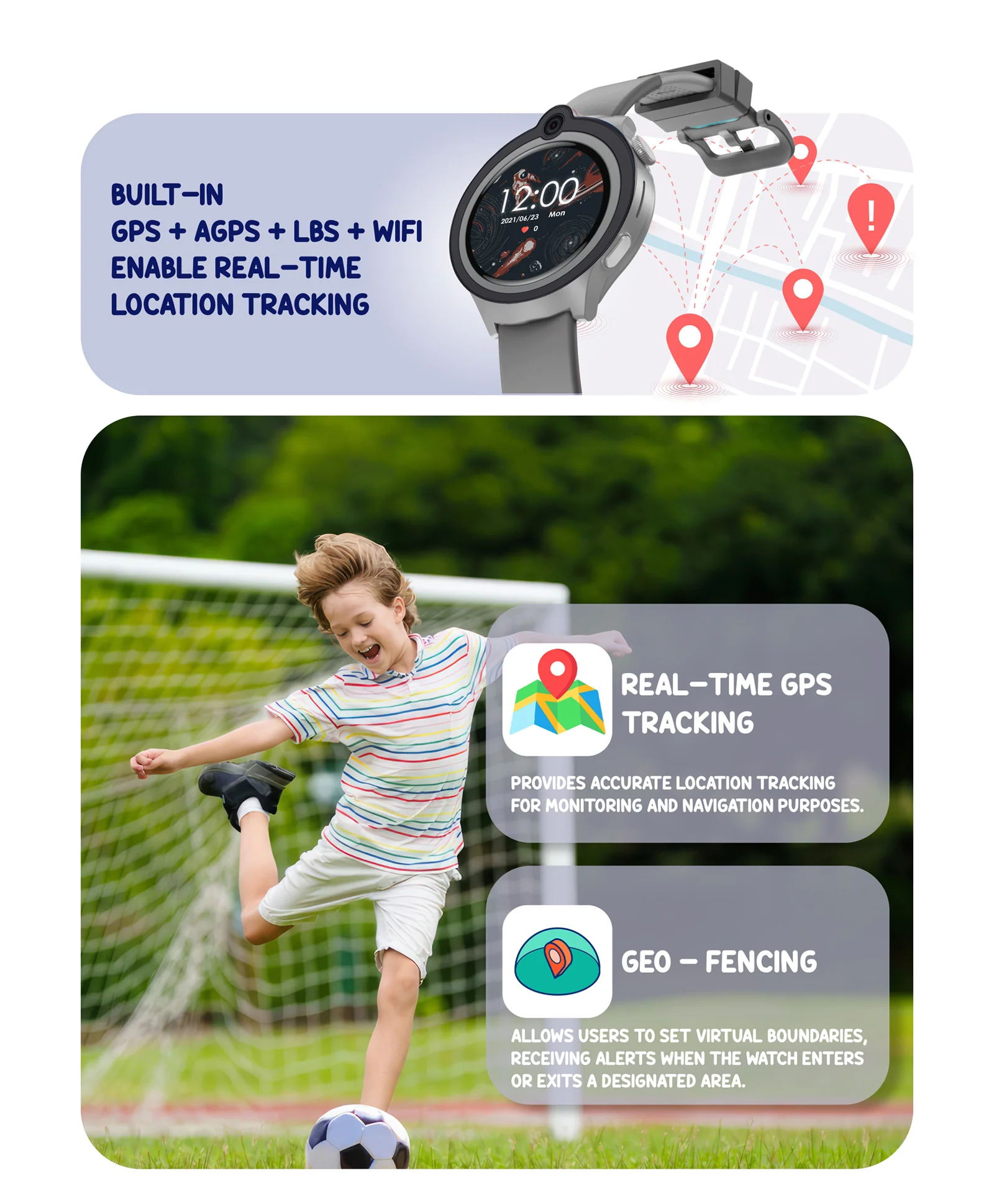 Spiky Cacus 4g Video & Voice Calling Smartwatch with GPS  - Black - Image 8