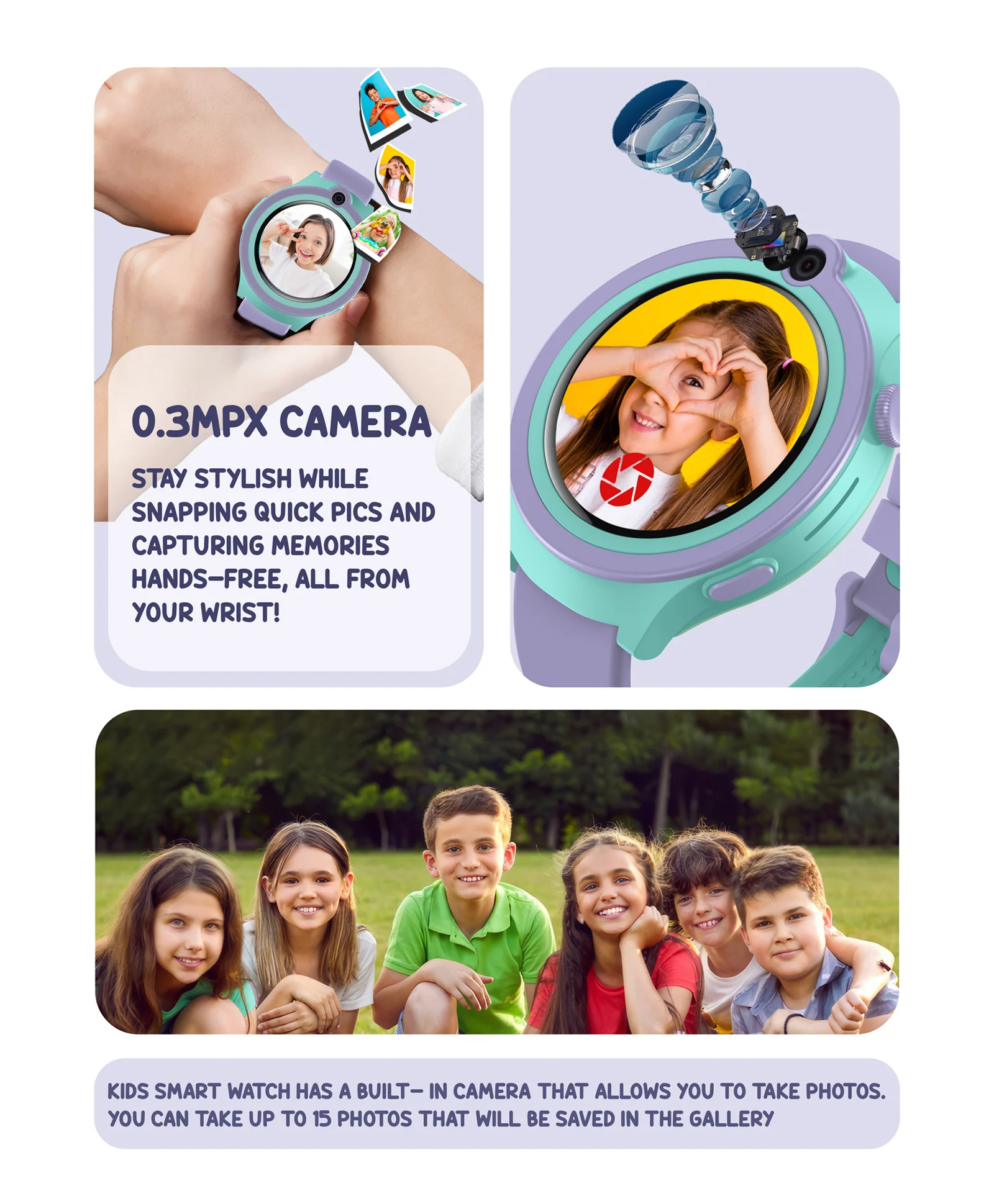 Spiky Cacus 4g Video & Voice Calling Smartwatch with GPS  - Pink - Image 24