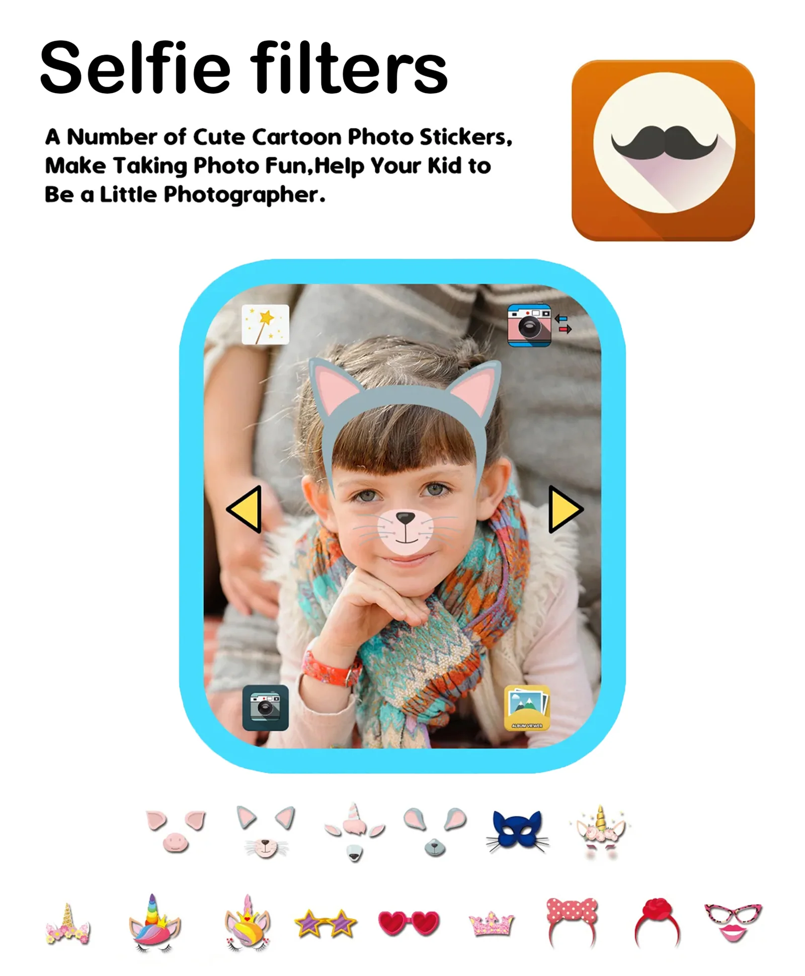 Spiky Griffin Calling Feature Loaded Smartwatch - Blue - Image 7