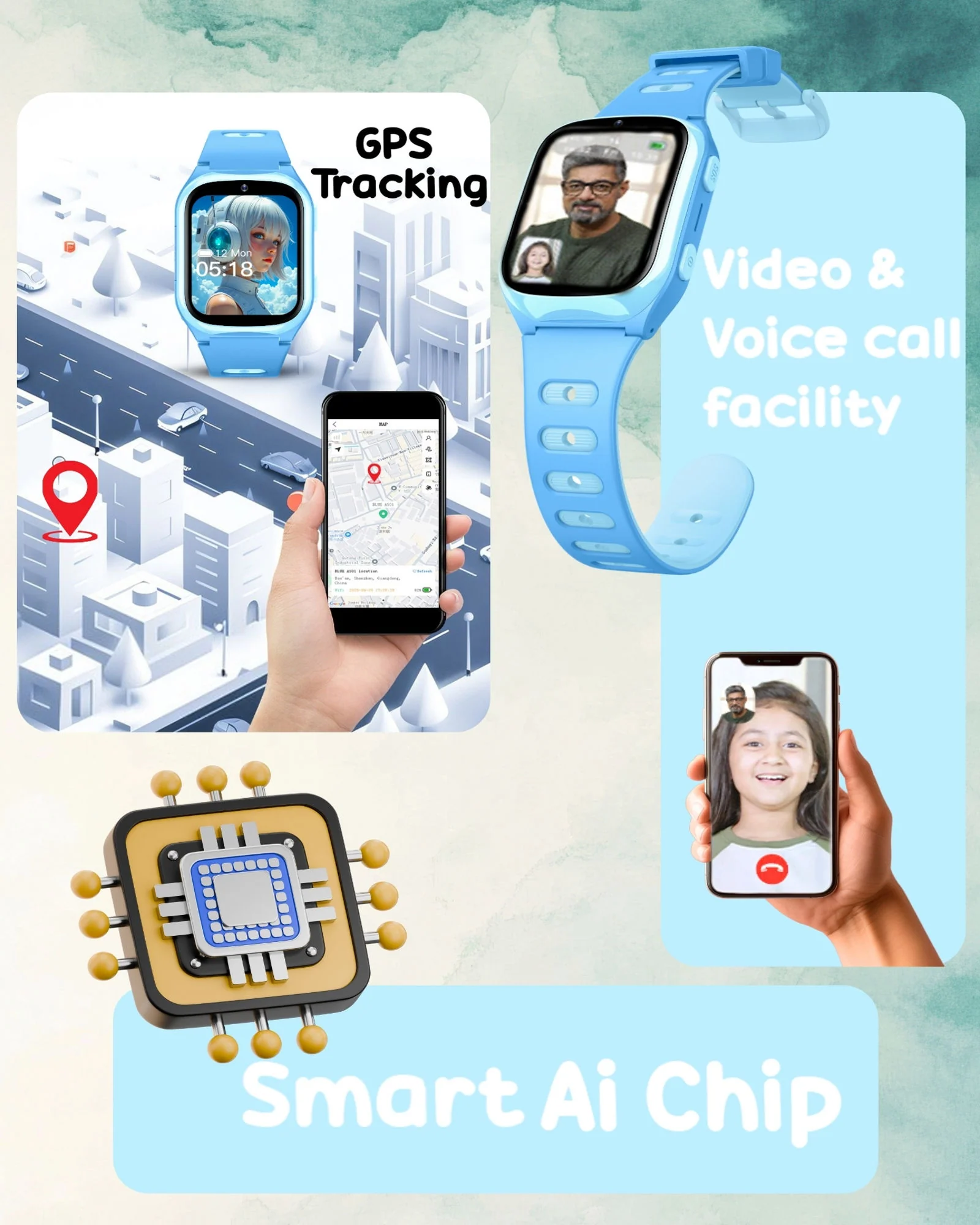 Spiky Chimera Android Smartwatch with Built in Jarvis AI | Smartwatch for Boys and Girls - Image 11