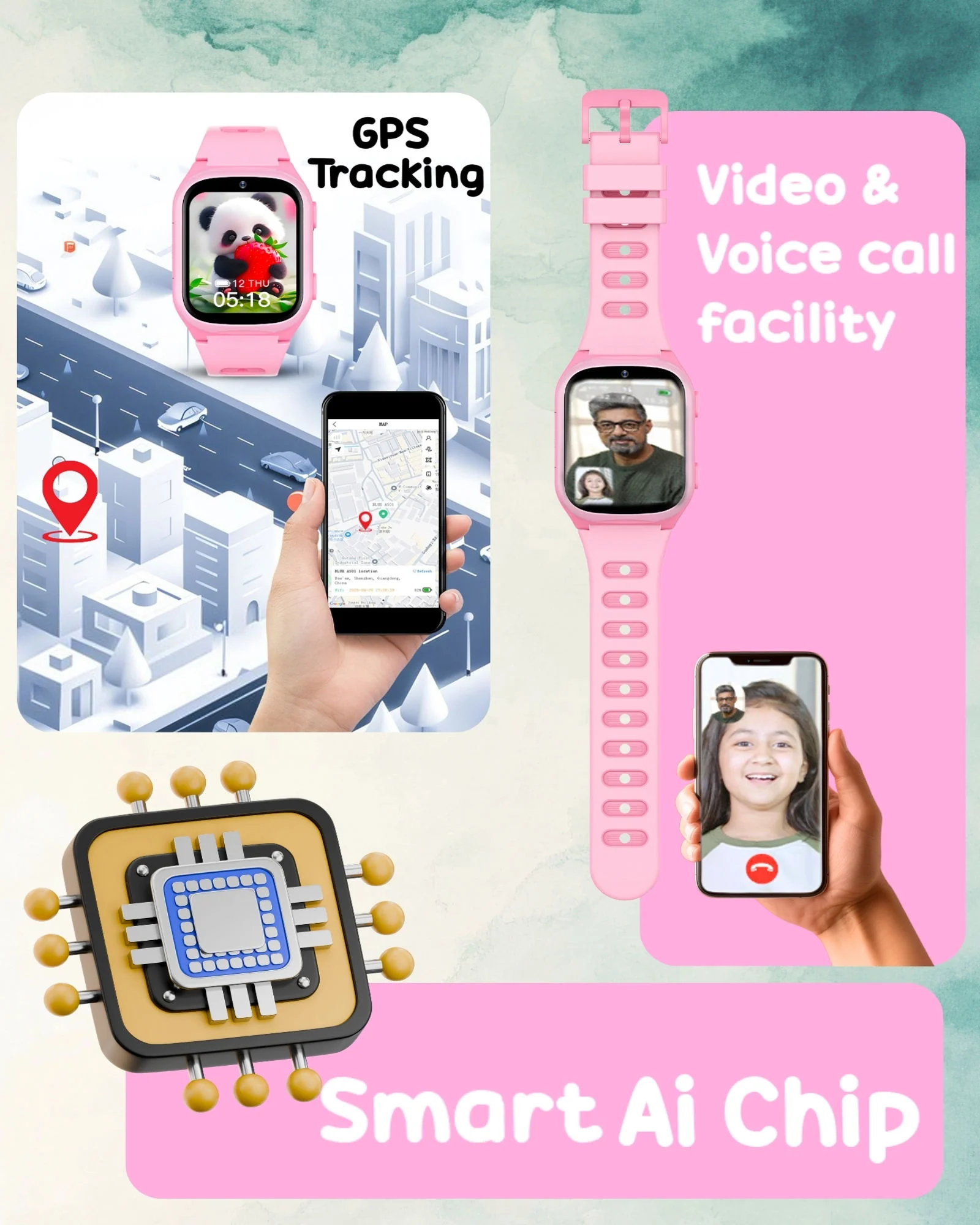 Spiky Chimera Android Smartwatch with Built in Jarvis AI | Smartwatch for Boys and Girls - Image 18