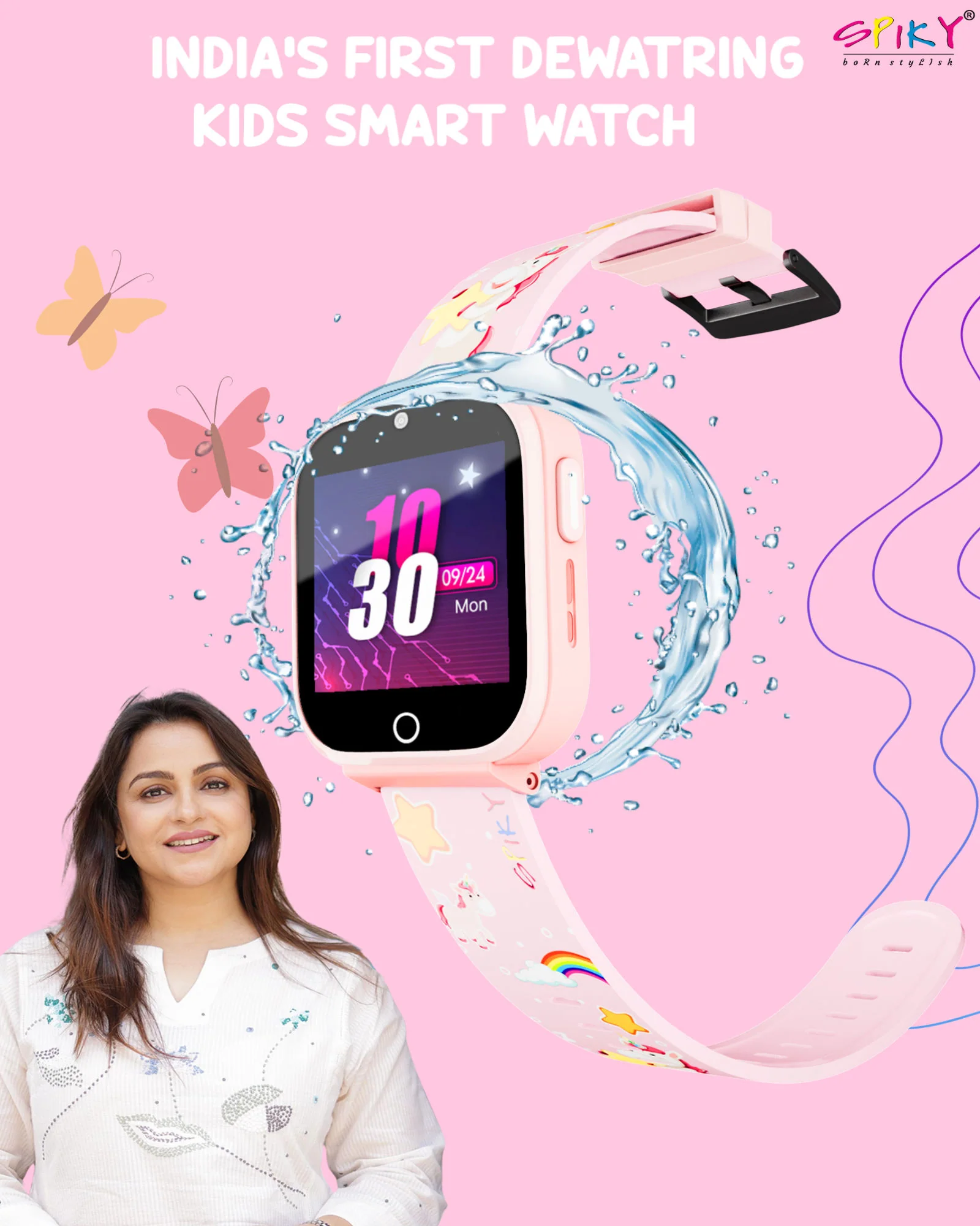 Spiky Cyclops 4g Voice Calling Kids Smartwatch - Image 31