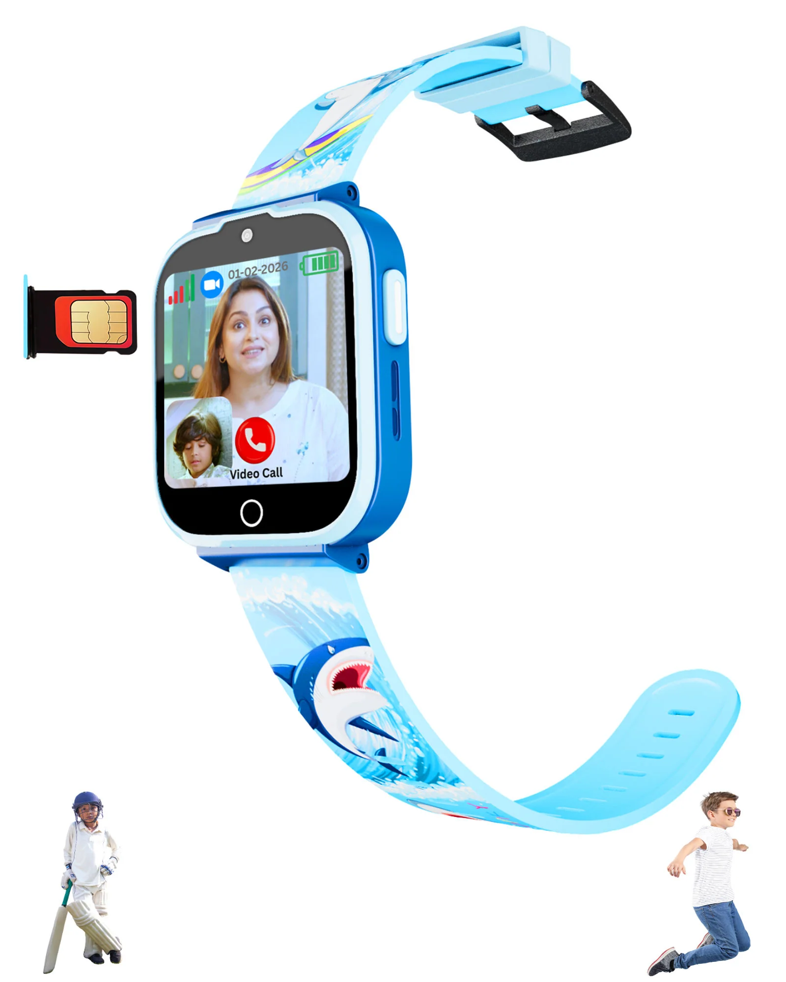 Spiky Cyclops 4g Voice Calling Kids Smartwatch - Image 6