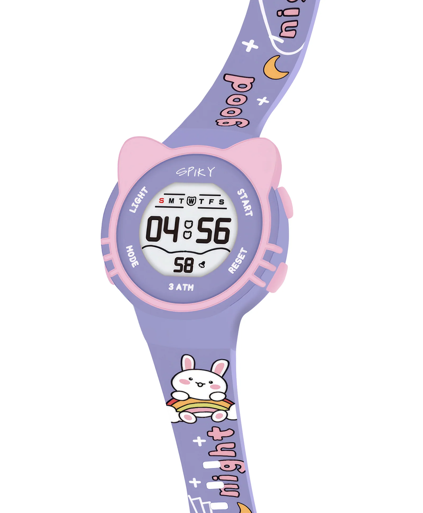Spiky Eva17 Round Cat Shaped Digital Watch - Image 10