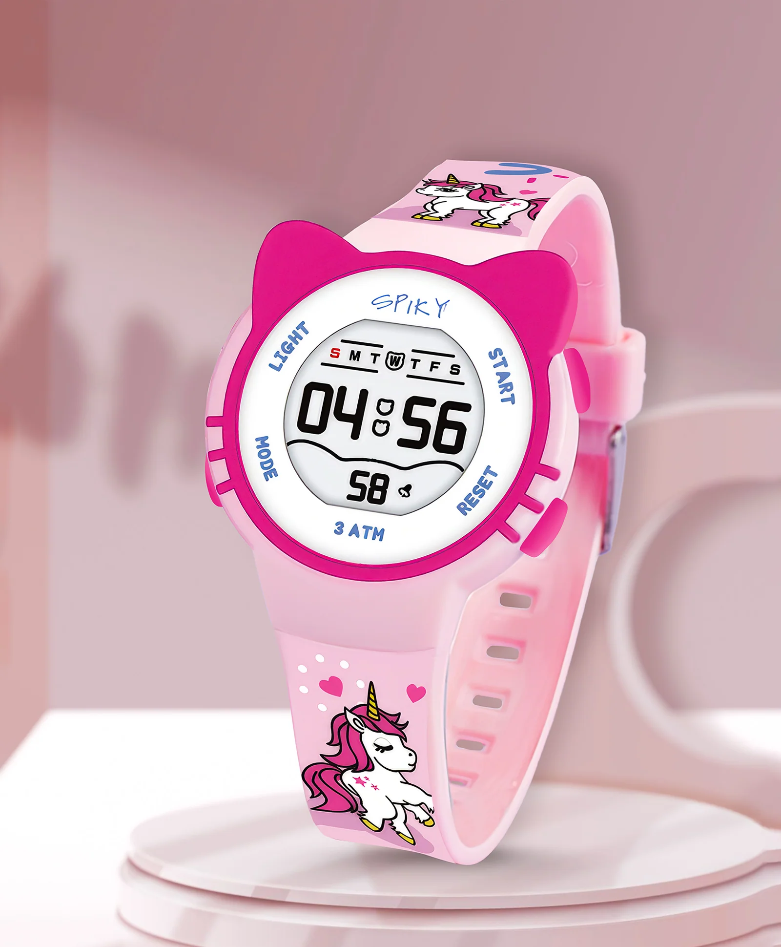 Spiky Eva17 Round Cat Shaped Digital Watch - Image 13