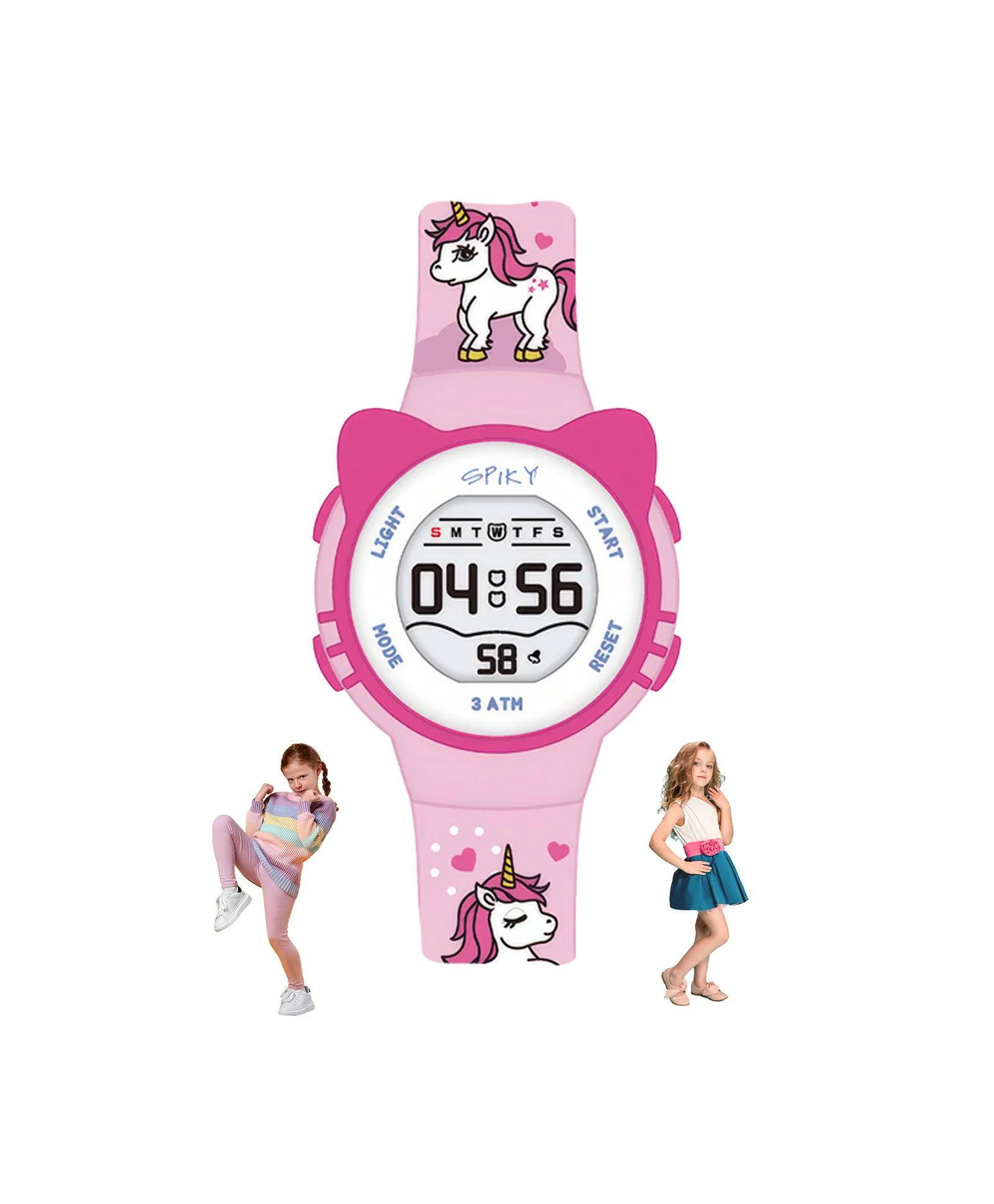 Spiky Eva17 Round Cat Shaped Digital Watch - Image 14