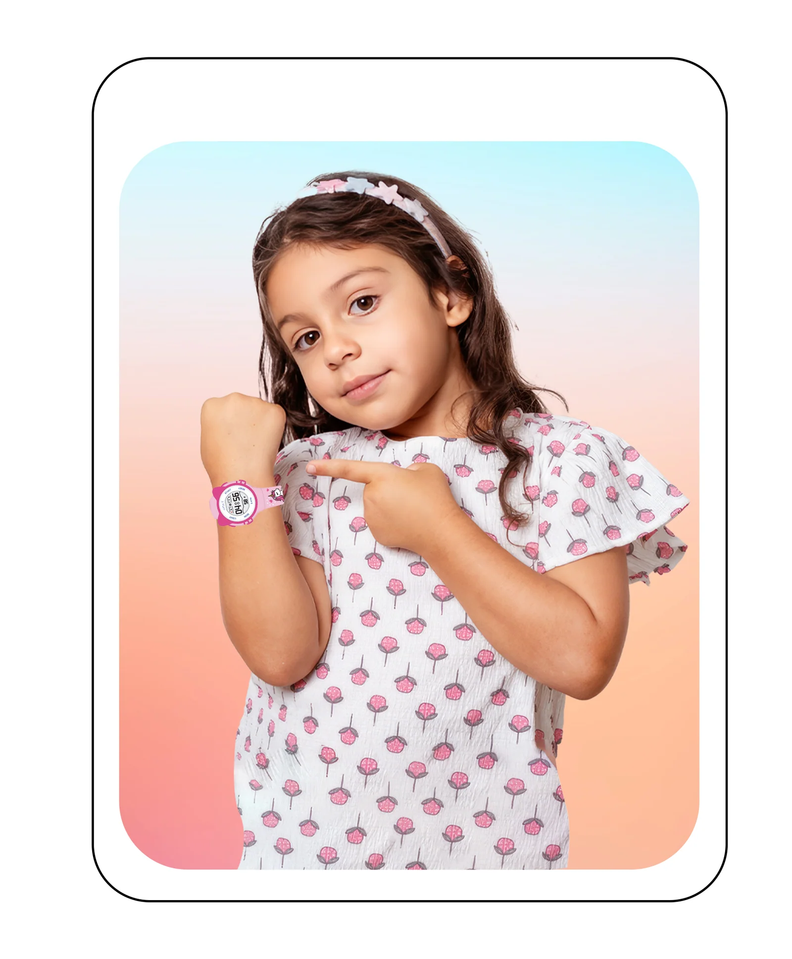 Spiky Eva17 Round Cat Shaped Digital Watch - Image 17