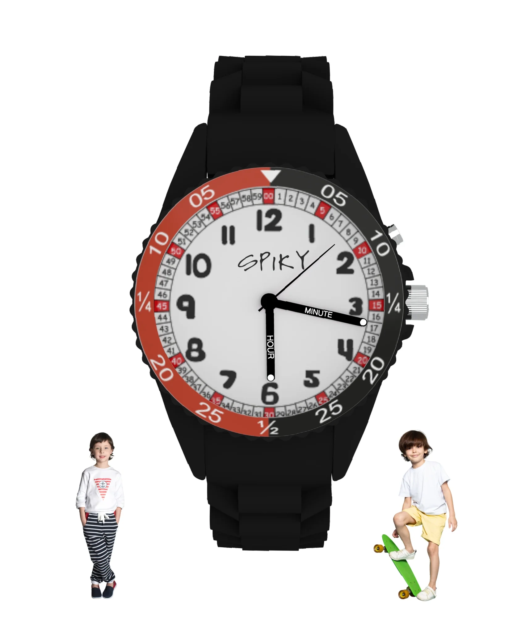 Spiky EVA30 Round Sports Analog Kids Watch - Image 22