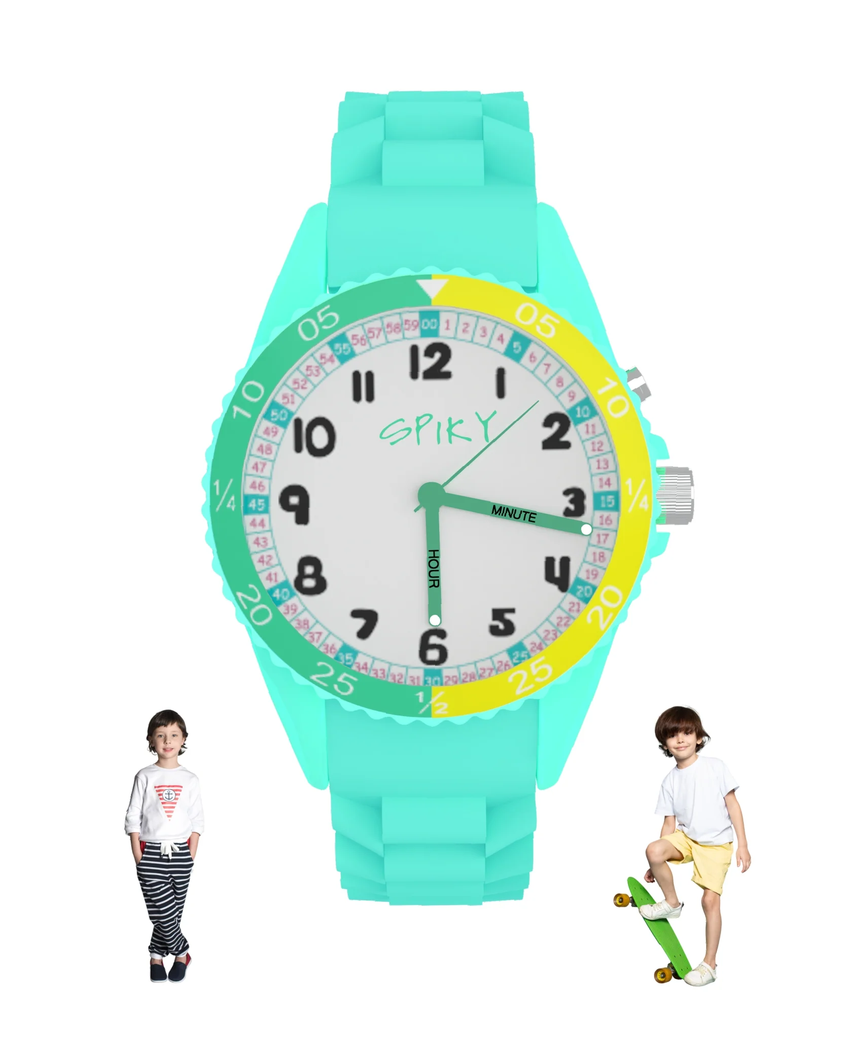 Spiky EVA30 Round Sports Analog Kids Watch - Image 29