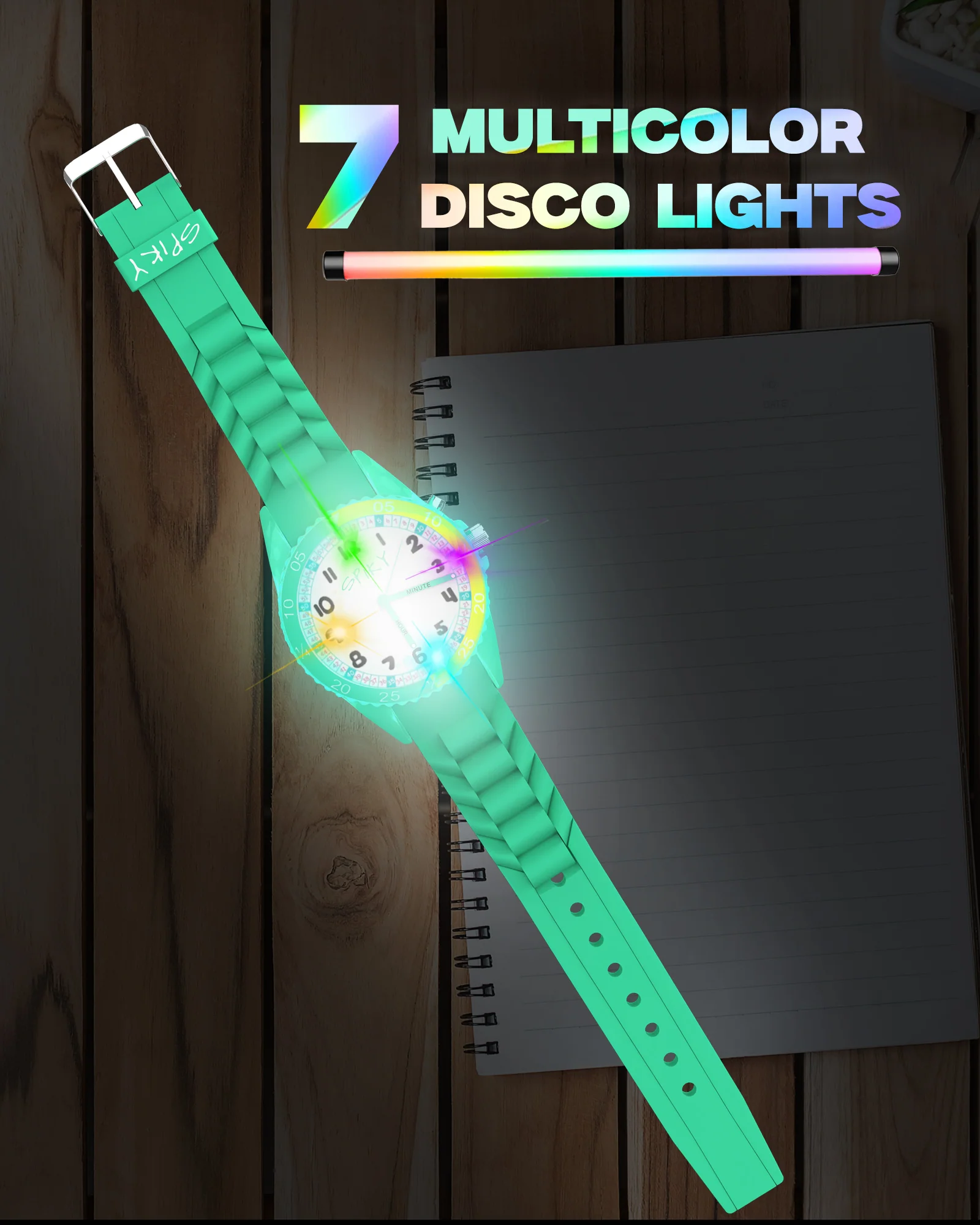 Spiky EVA30 Round Sports Analog Kids Watch - Image 30