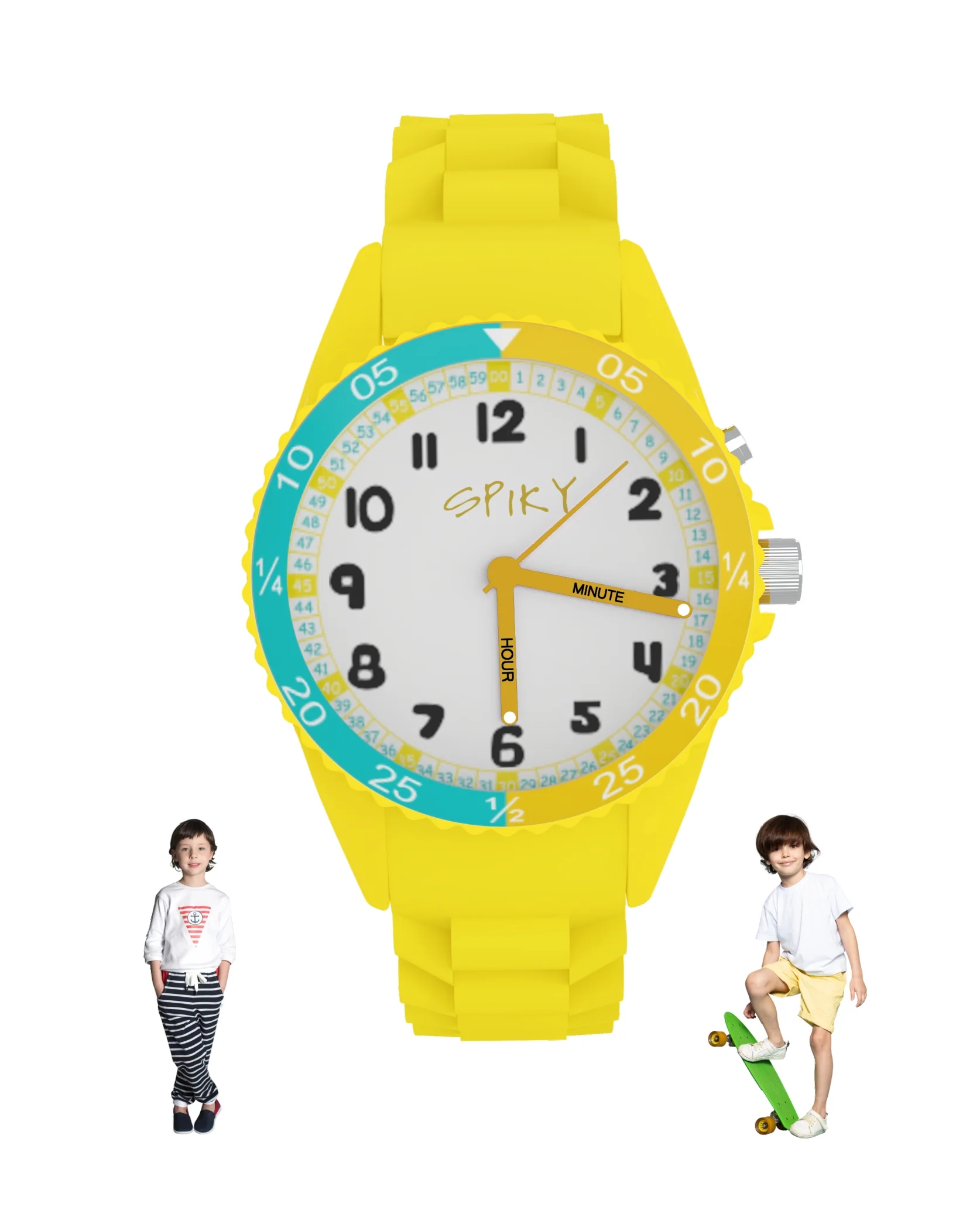 Spiky EVA30 Round Sports Analog Kids Watch - Image 36