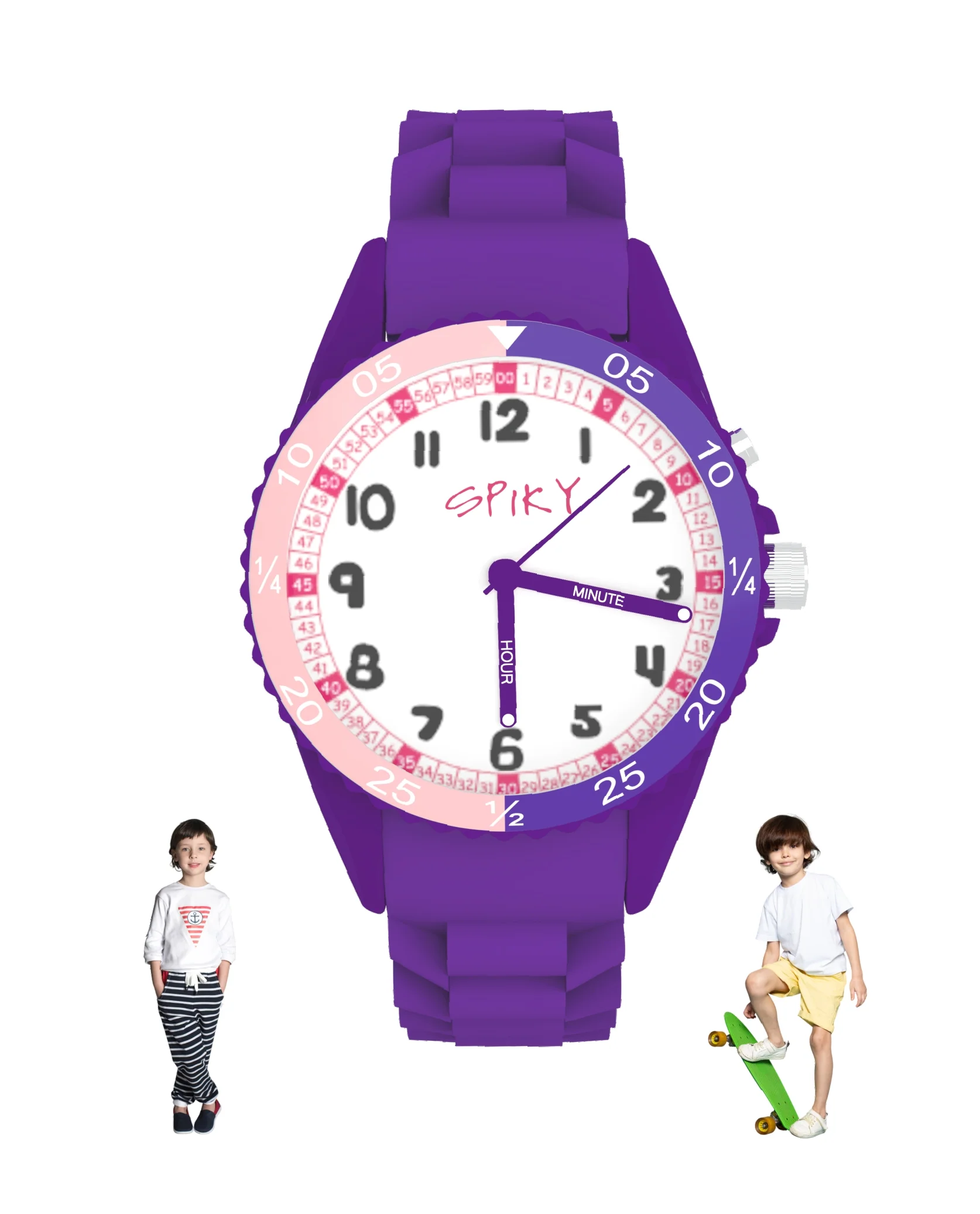 Spiky EVA30 Round Sports Analog Kids Watch - Image 8