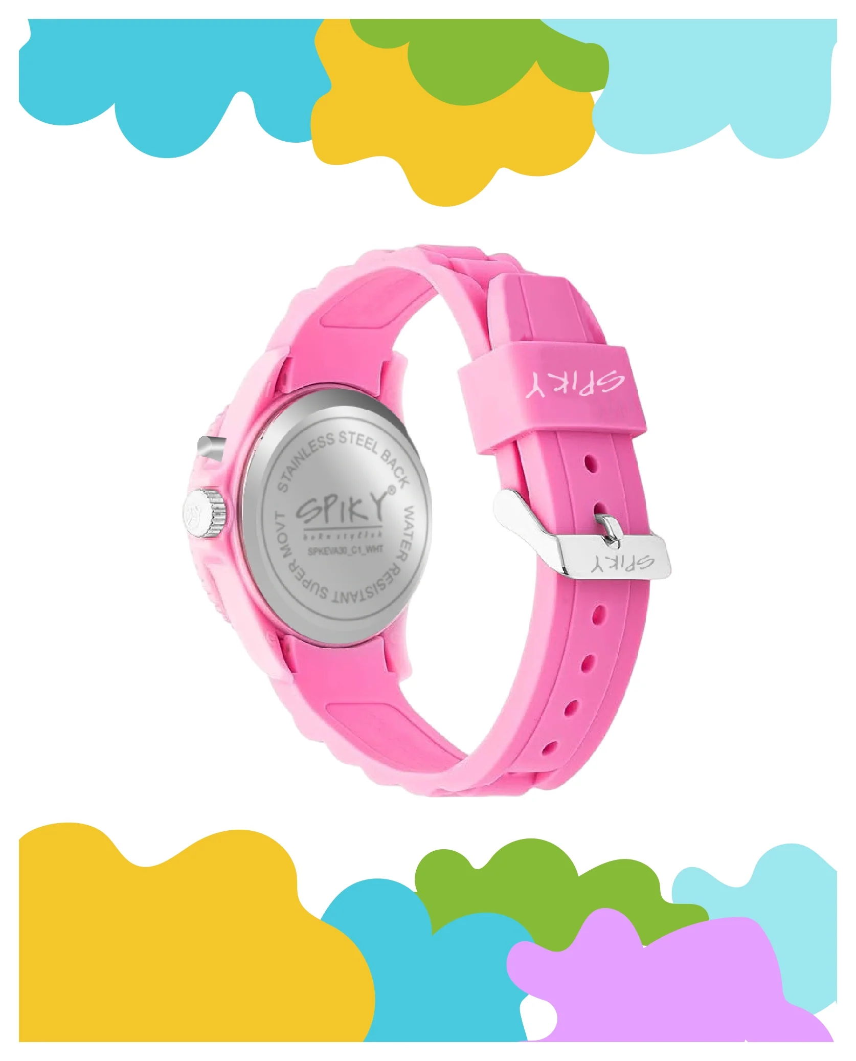 Spiky EVA30 Round Sports Analog Kids Watch - Image 13