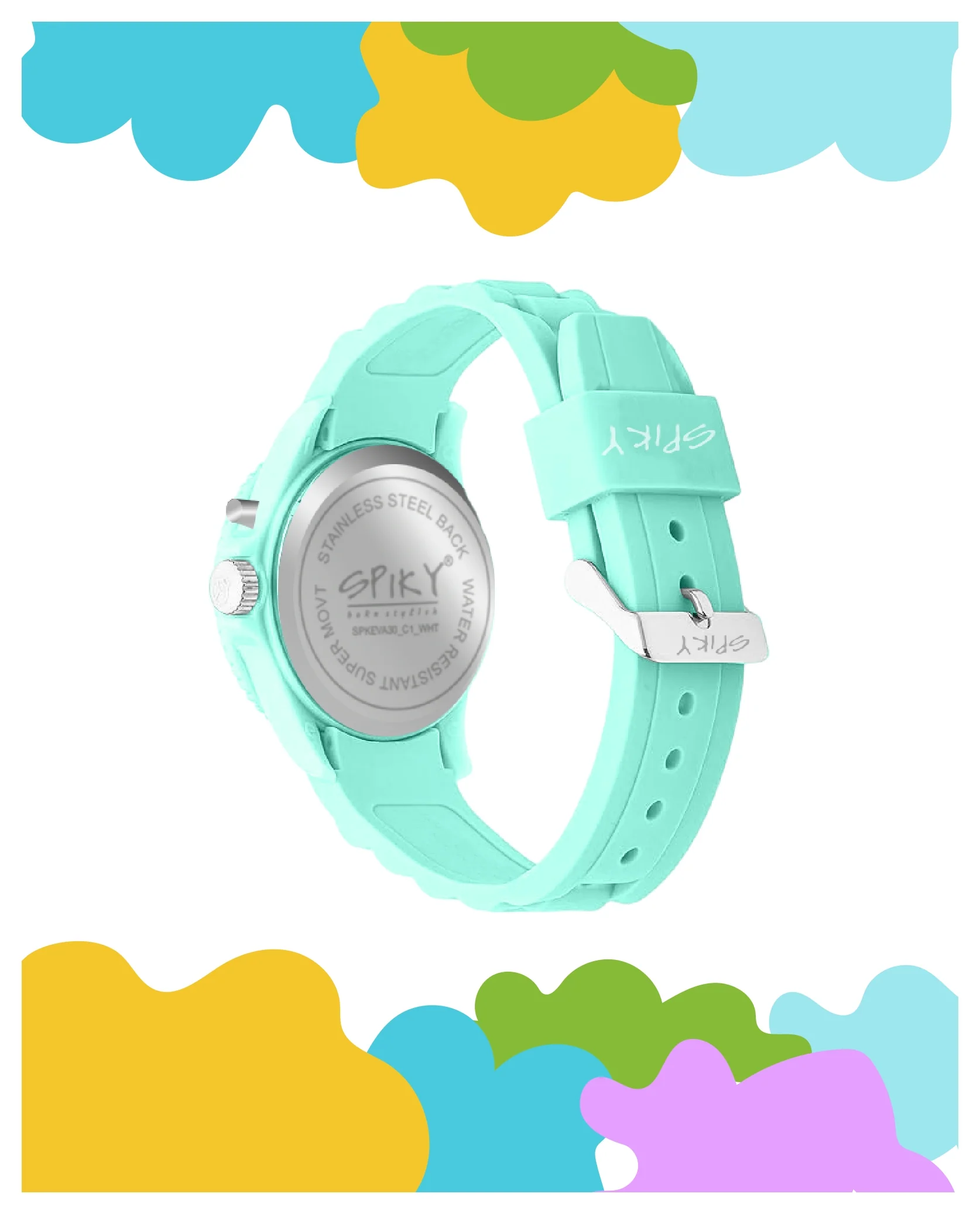 Spiky EVA30 Round Sports Analog Kids Watch - Image 6