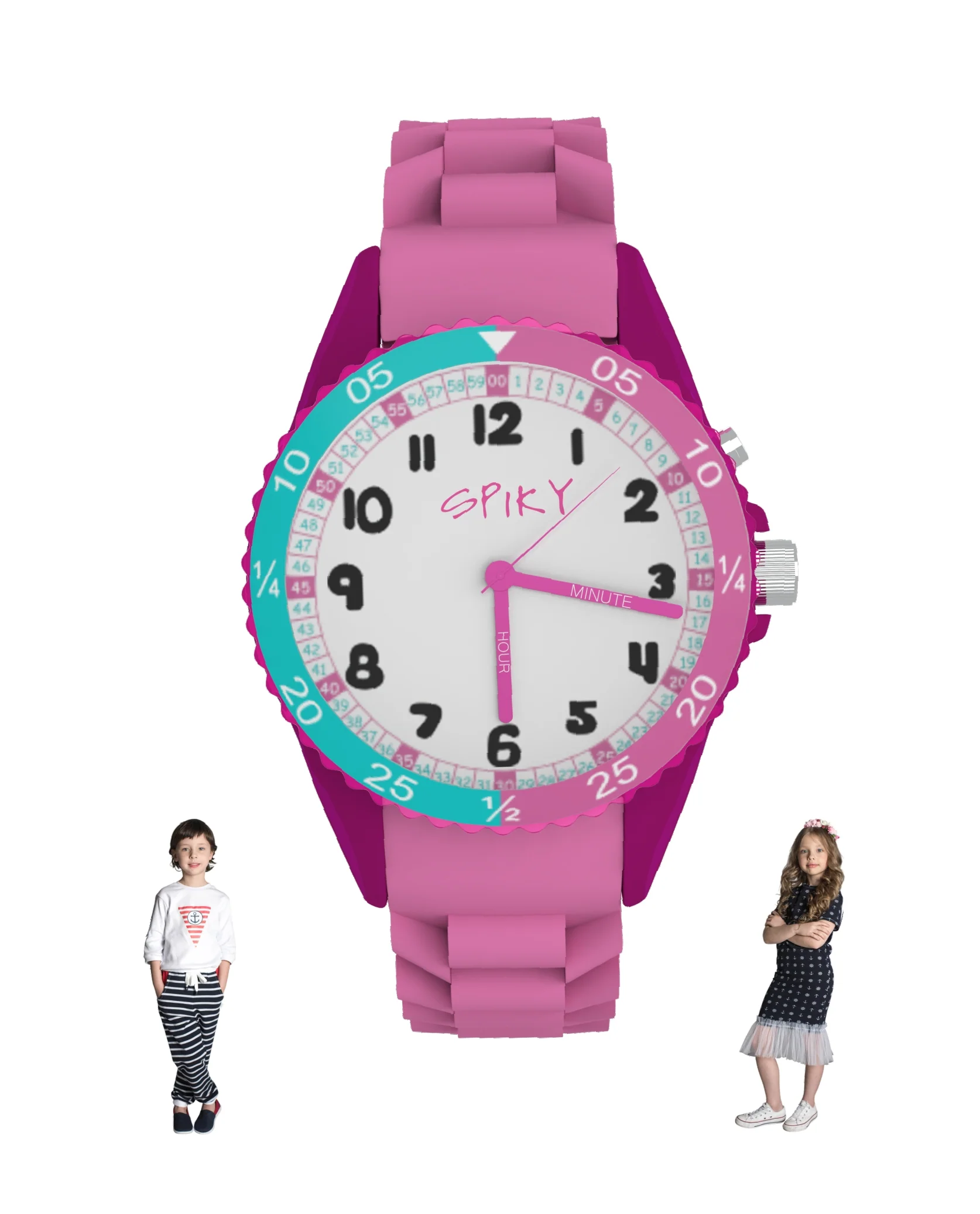 Spiky EVA30 Round Sports Analog Kids Watch - Image 8