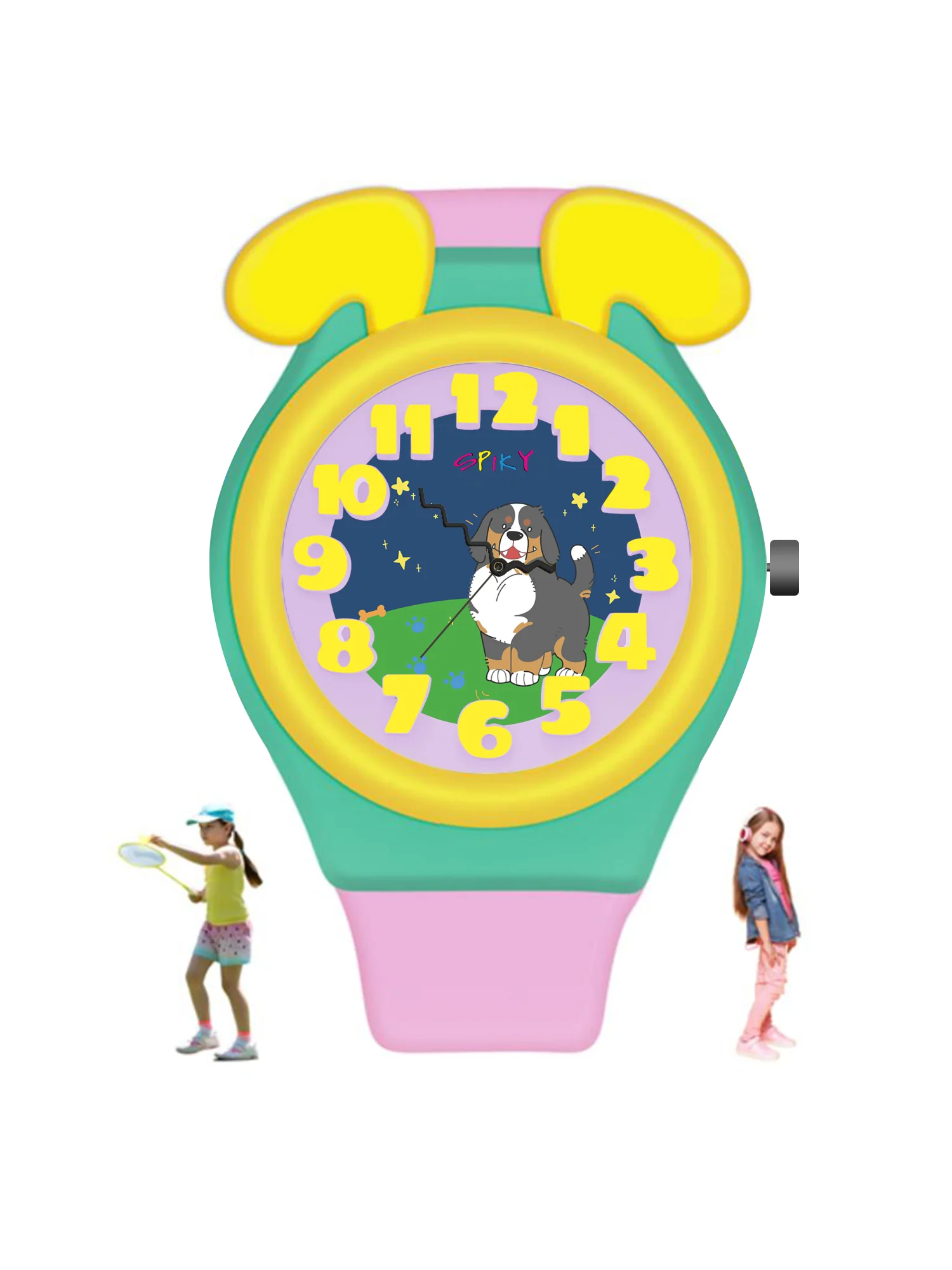 Spiky Fun & Cute Design Analog Kids Watch EVA35 - Image 17