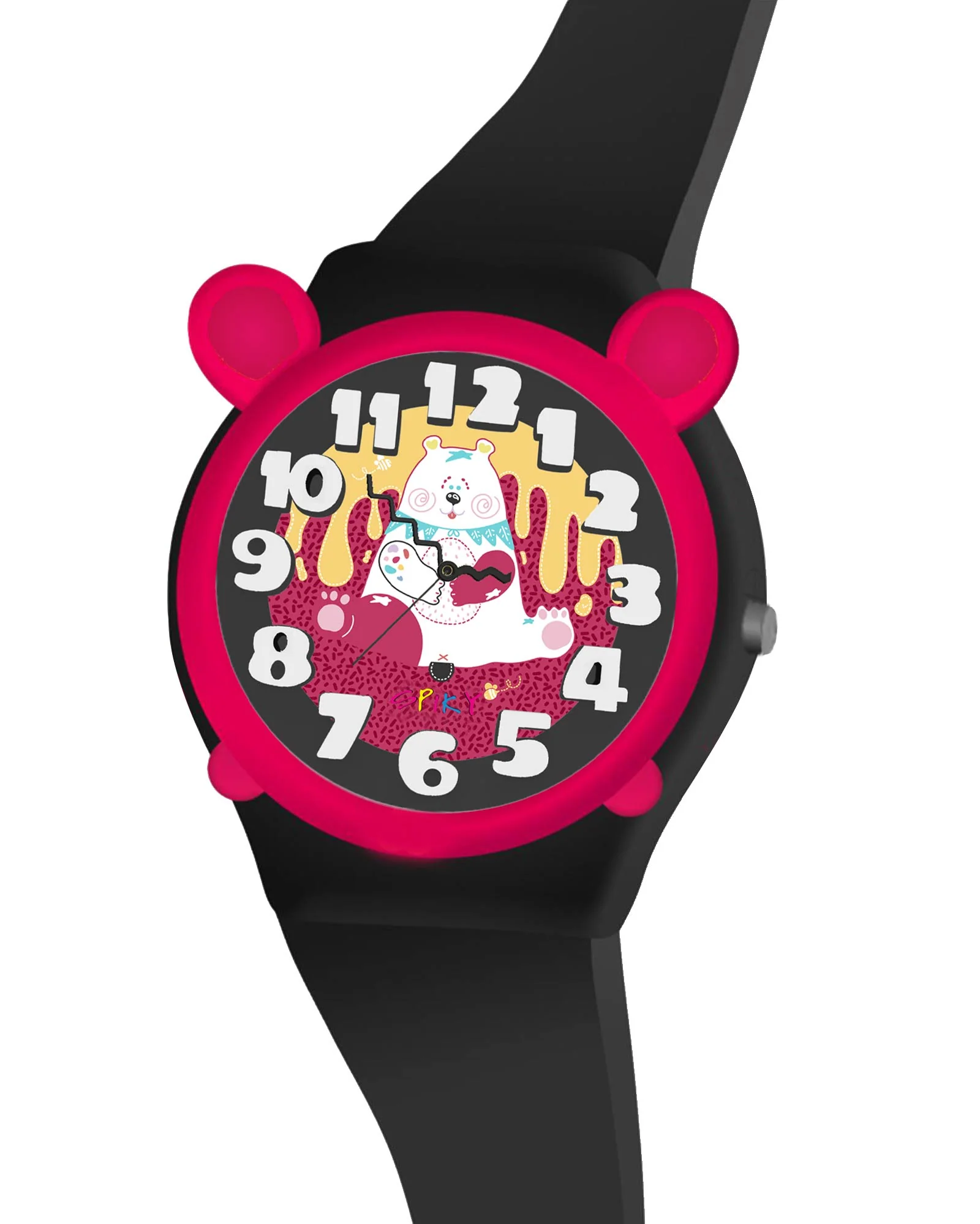 Spiky Fun & Cute Design Analog Kids Watch EVA35 - Image 38
