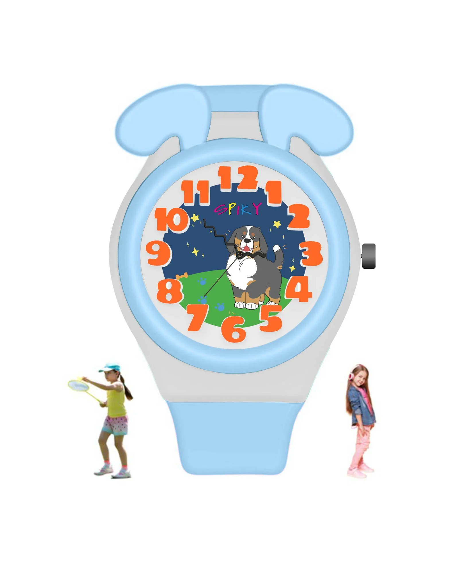 Spiky Fun & Cute Design Analog Kids Watch EVA35 - Image 49