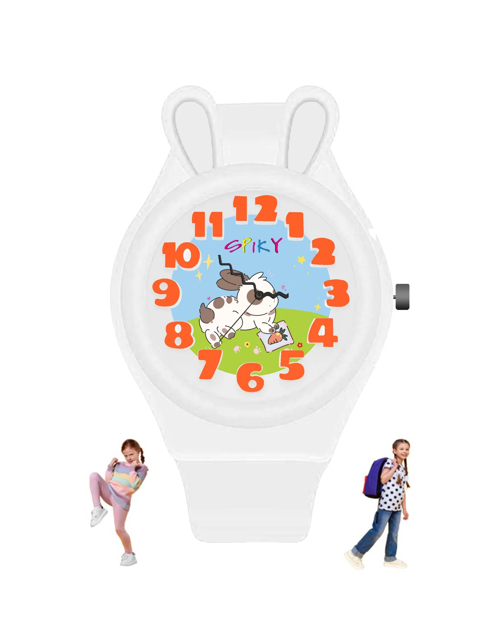 Spiky Fun & Cute Design Analog Kids Watch EVA35 - Image 17