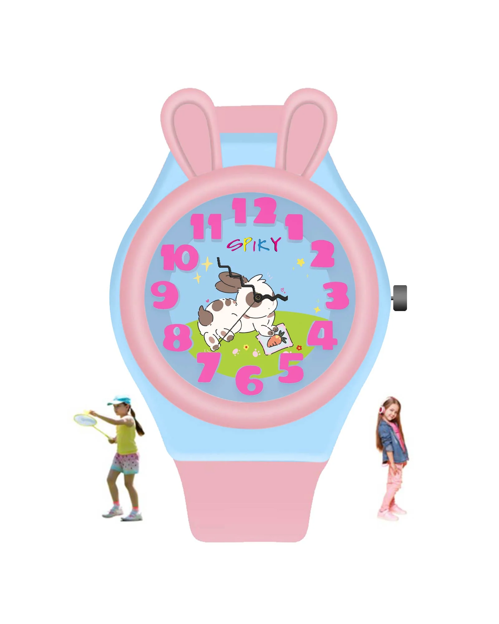 Spiky Fun & Cute Design Analog Kids Watch EVA35 - Image 24