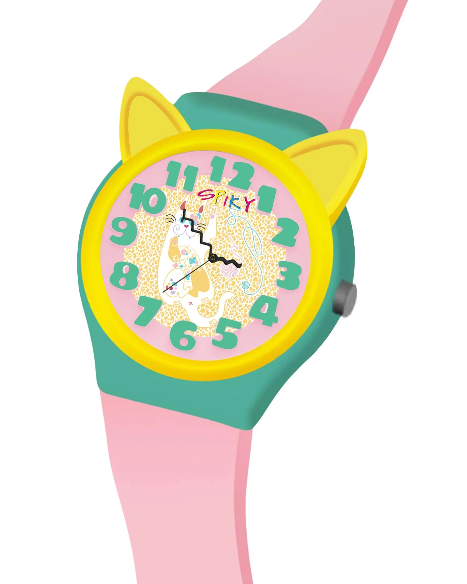 Spiky Fun & Cute Design Analog Kids Watch EVA35 - Image 29
