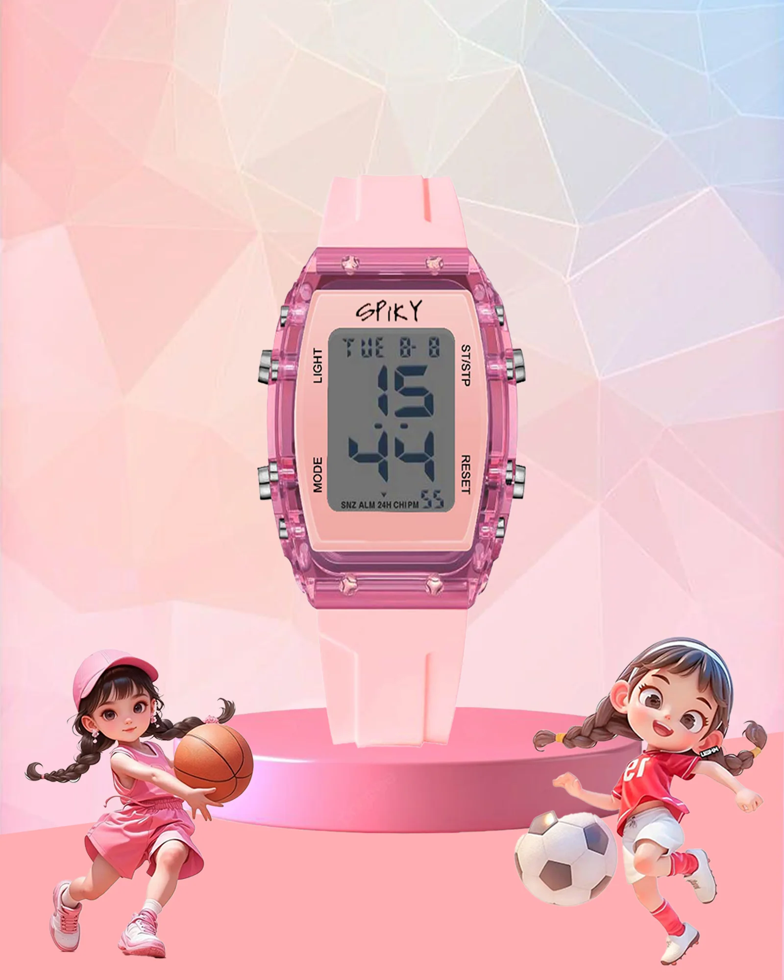 Spiky Digital Sports Watch for Kids EVA36 - Image 11