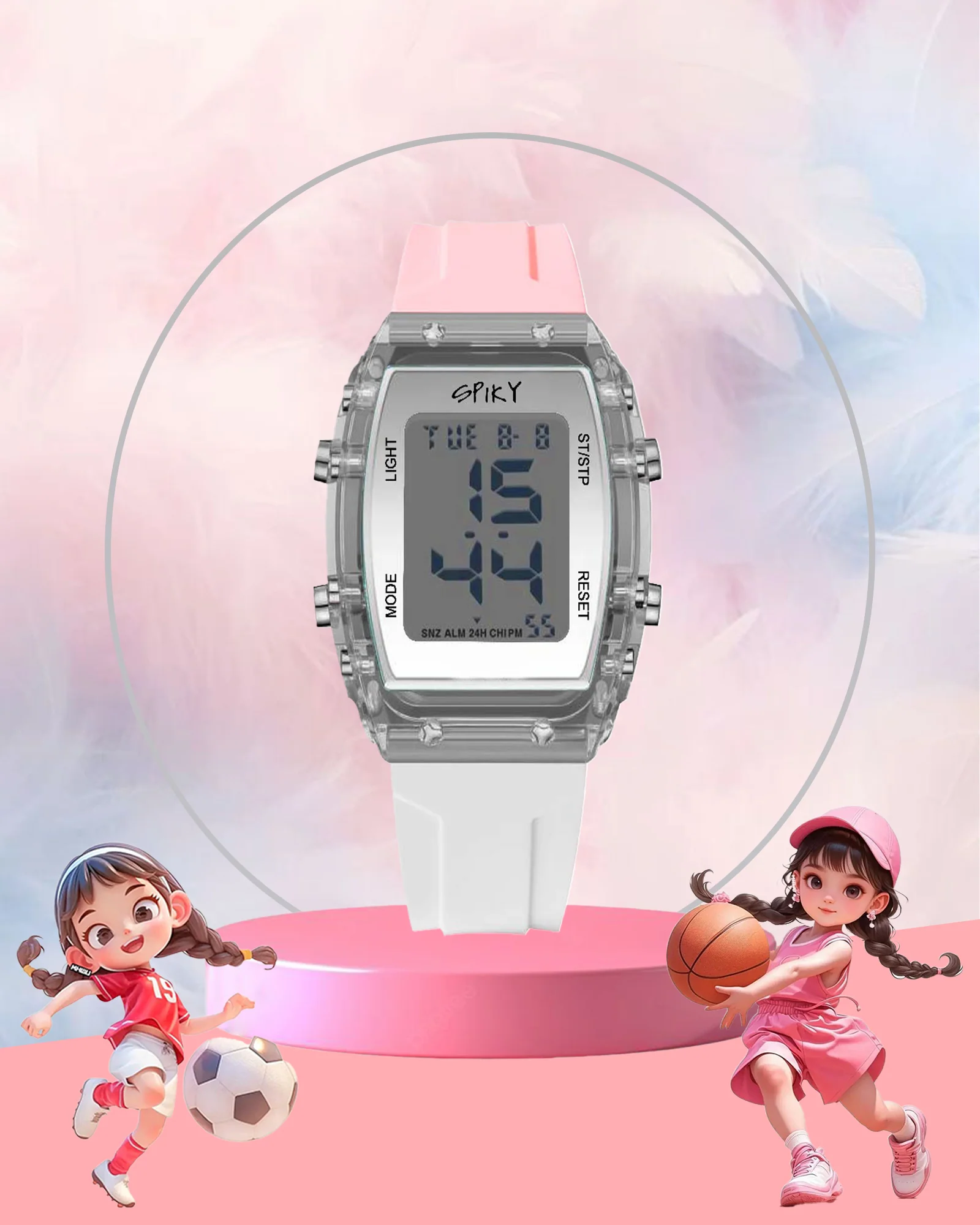 Spiky Digital Sports Watch for Kids EVA36 - Image 23
