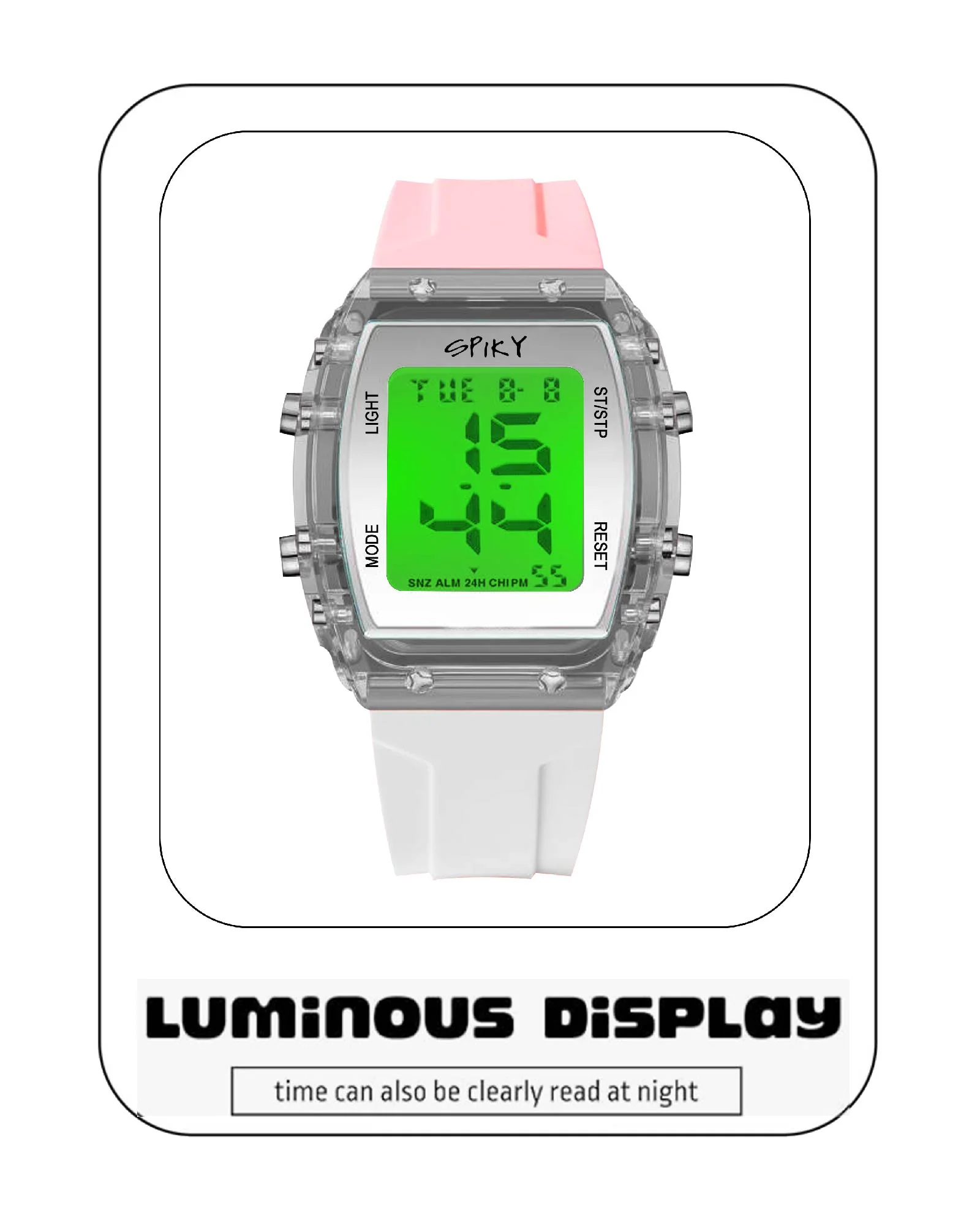 Spiky Digital Sports Watch for Kids EVA36 - Image 24