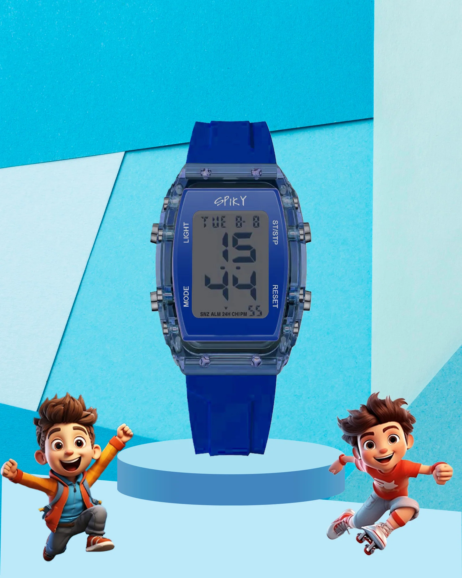 Spiky Digital Sports Watch for Kids EVA36 - Image 12