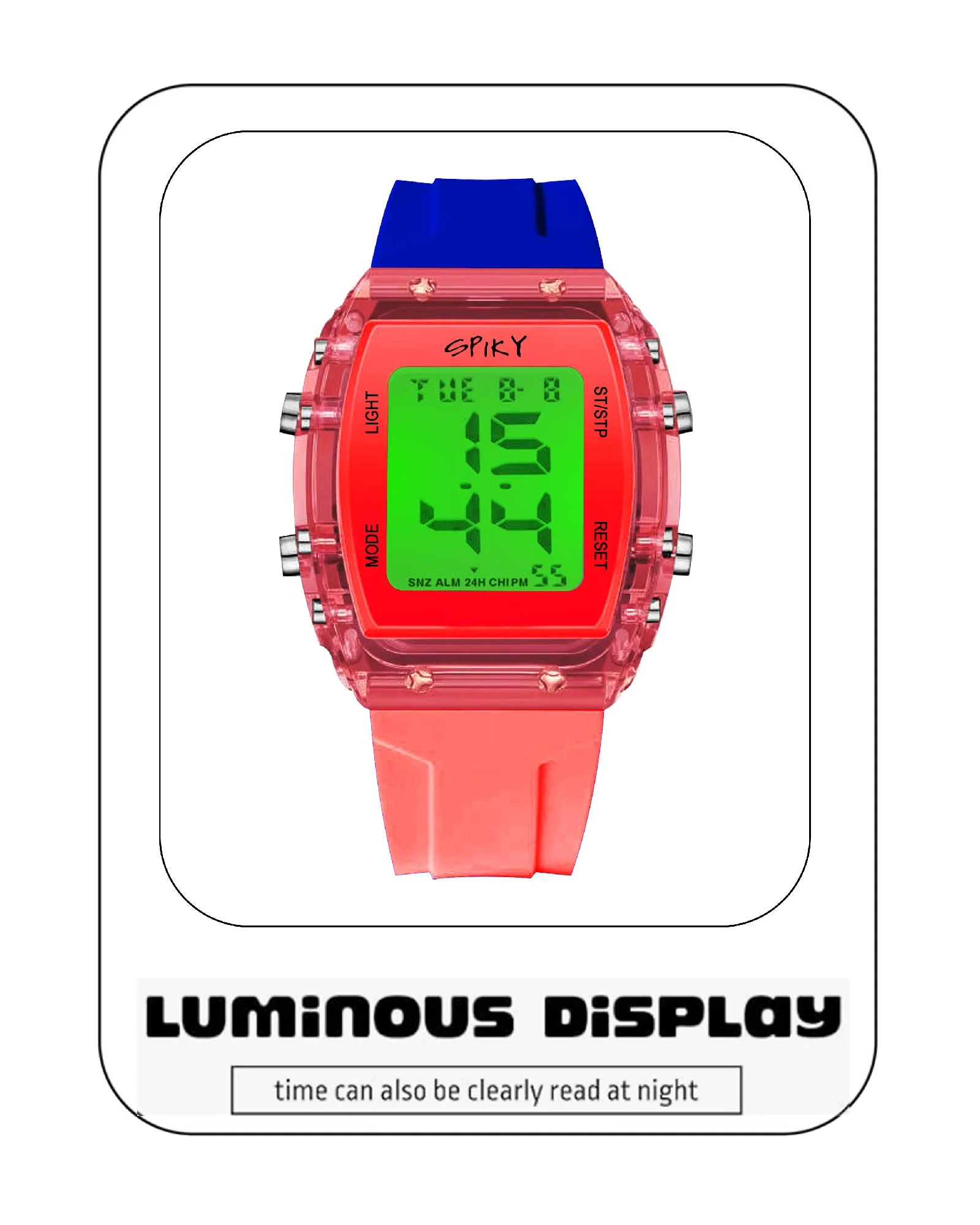 Spiky Digital Sports Watch for Kids EVA36 - Image 24