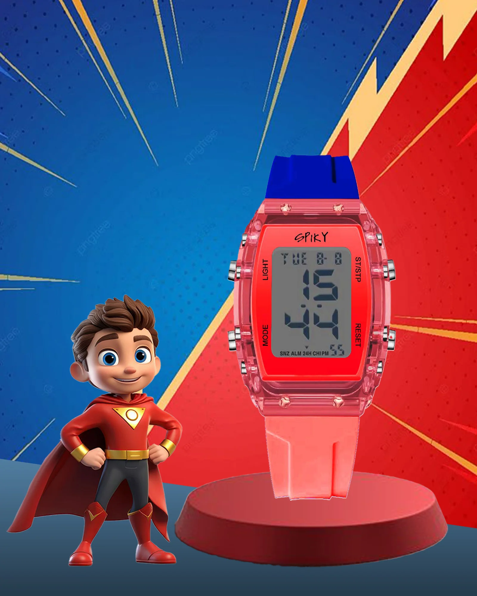 Spiky Digital Sports Watch for Kids EVA36 - Image 34