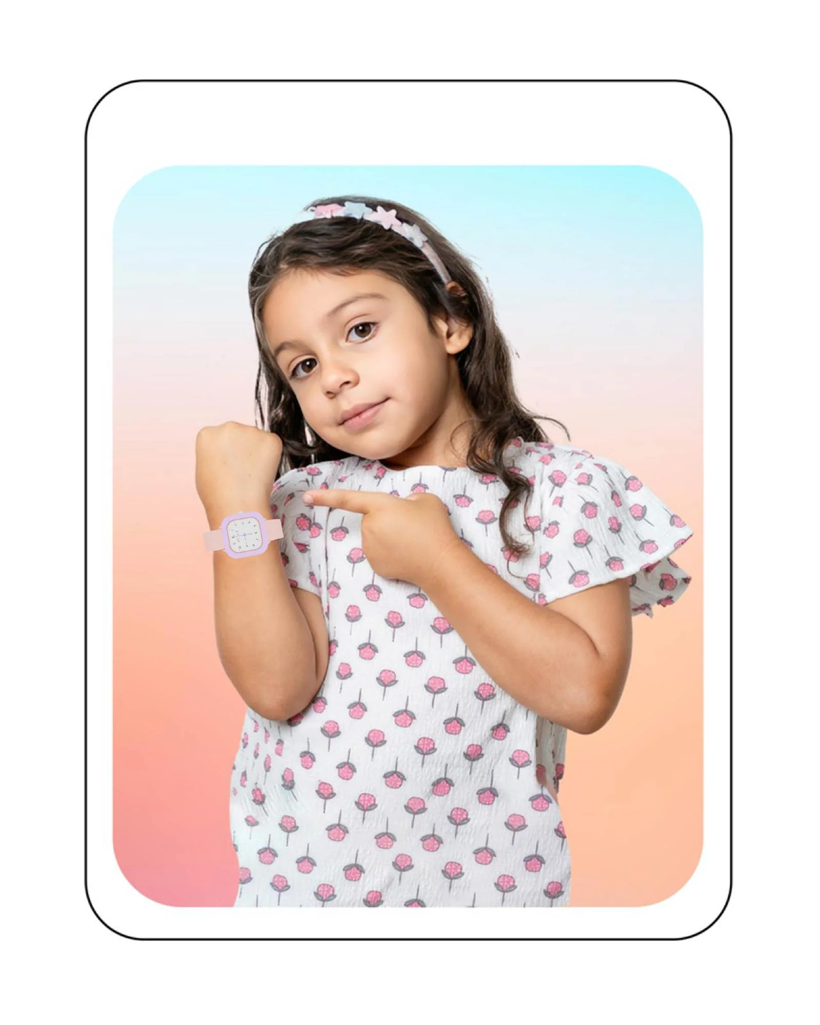 Spiky Square Stylish Analog Watch for Kids EVA37 - Image 14