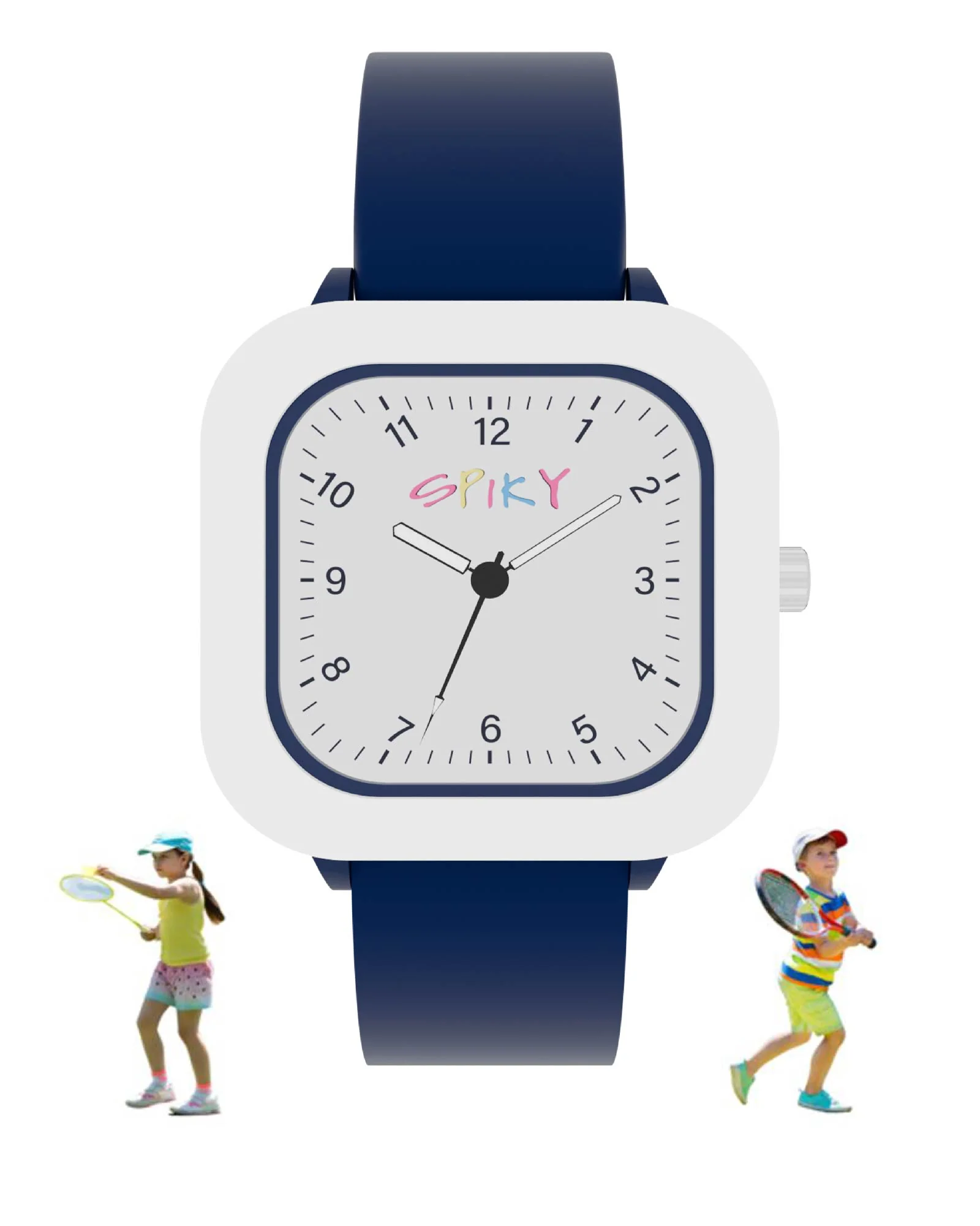 Spiky Square Stylish Analog Watch for Kids EVA37 - Image 31