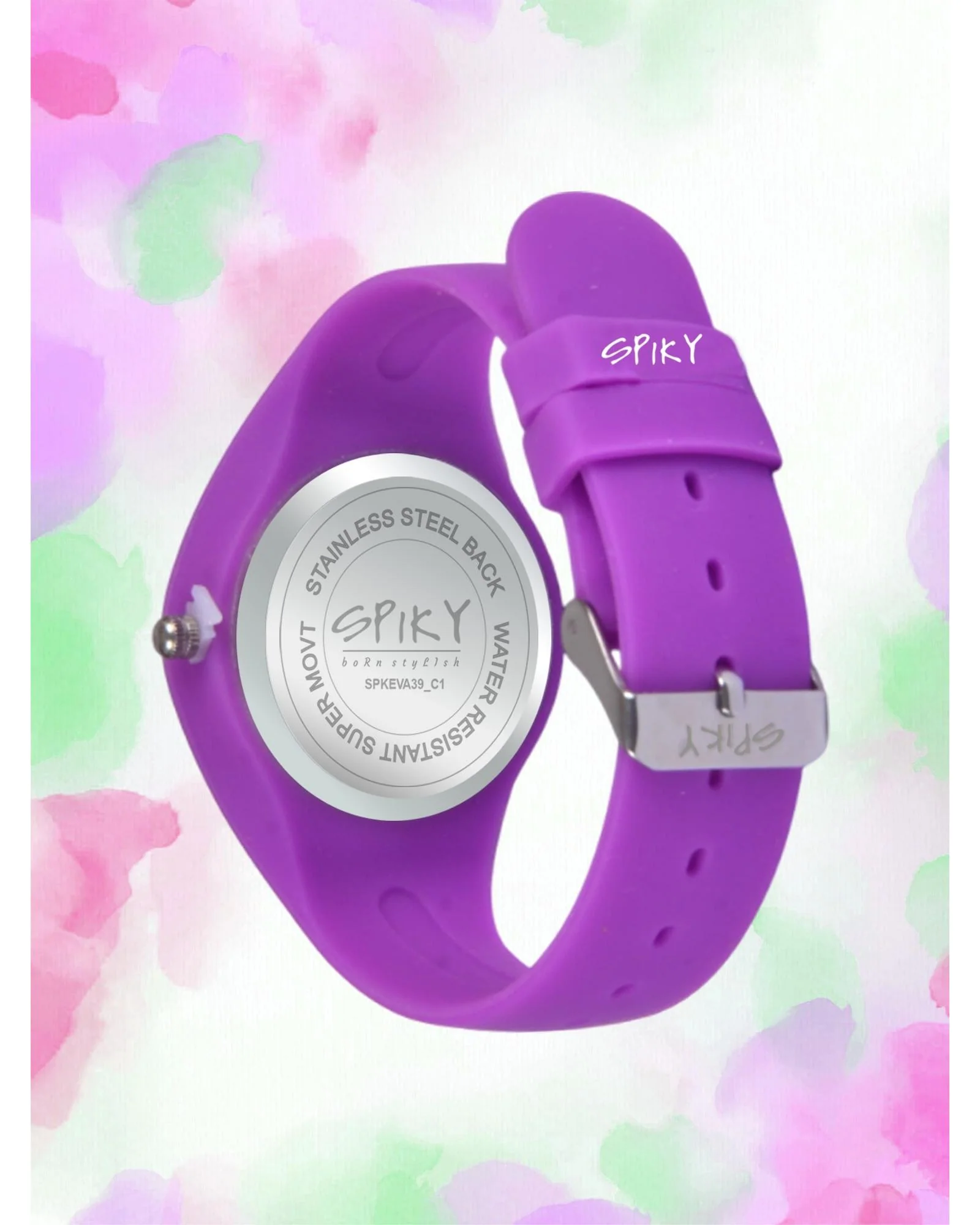 Spiky Round Casual Analog Kids Watch EVA39 - Image 20